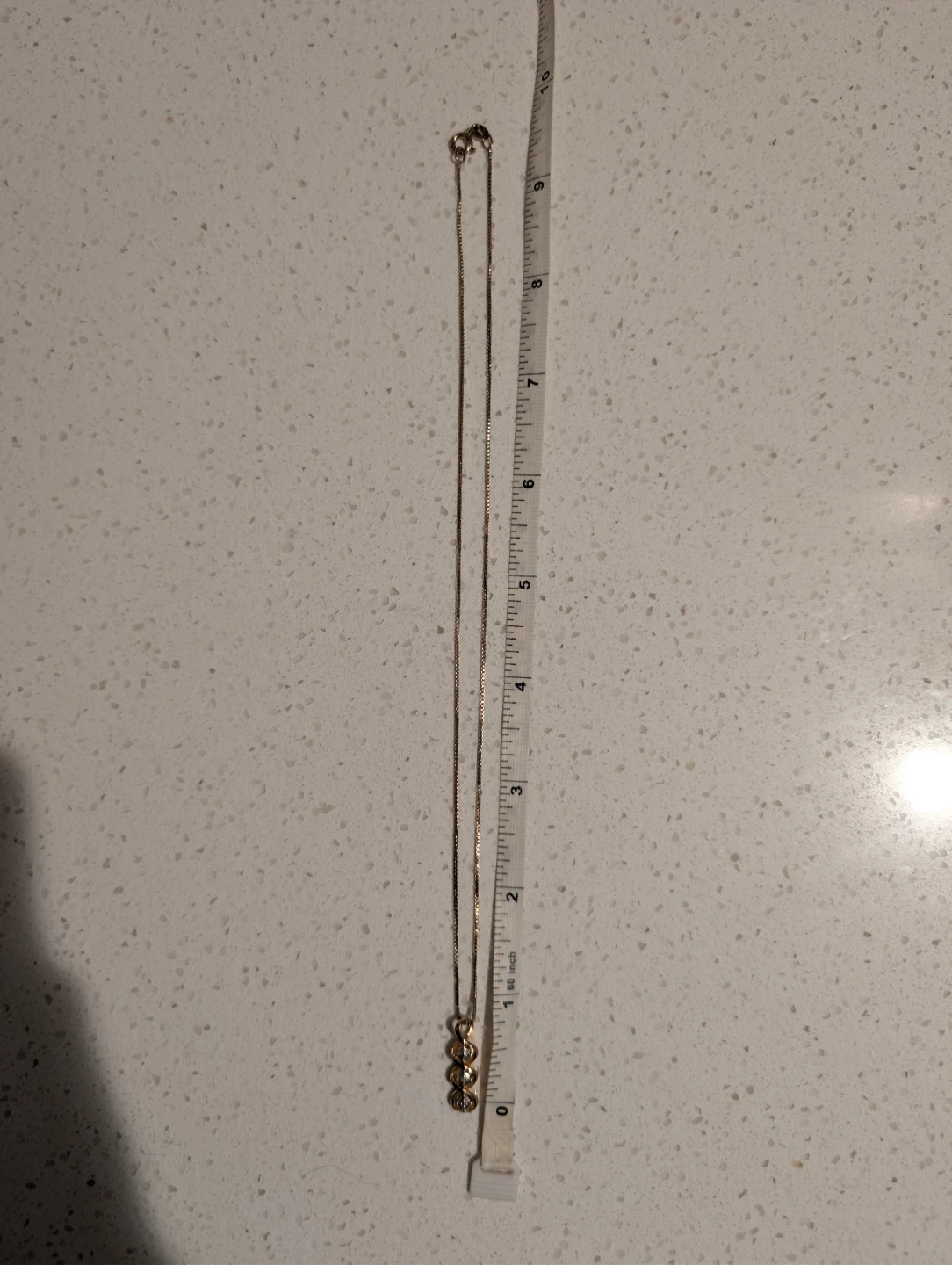 Rose Gold Tone Necklace 925 marked - photo 5