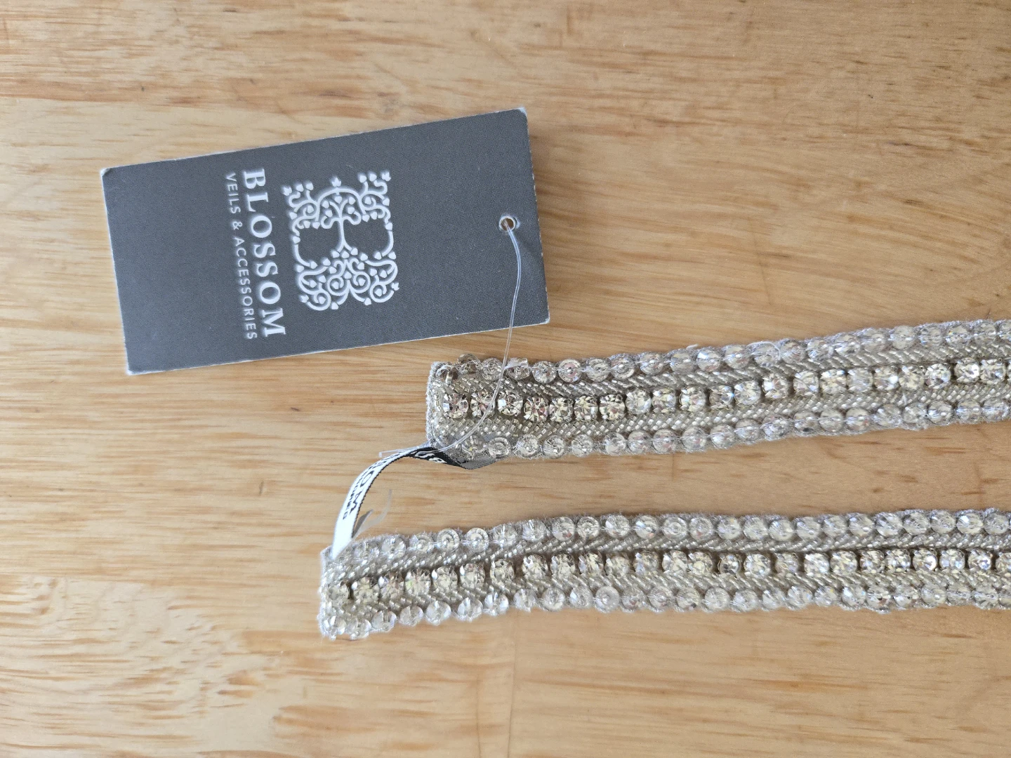 Blossom Bridal Embellished Sash - photo 3