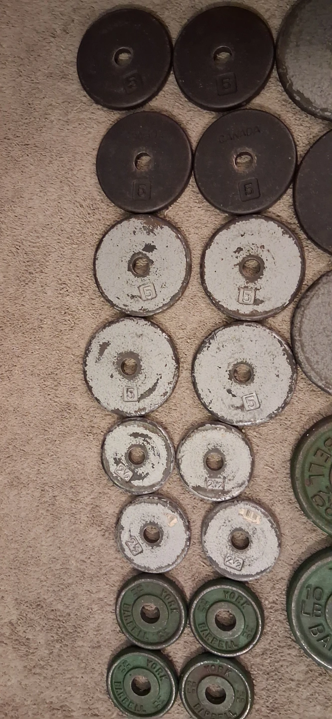 York Barbell Weight Plates & Dumbbell/Barbell Set - photo 4