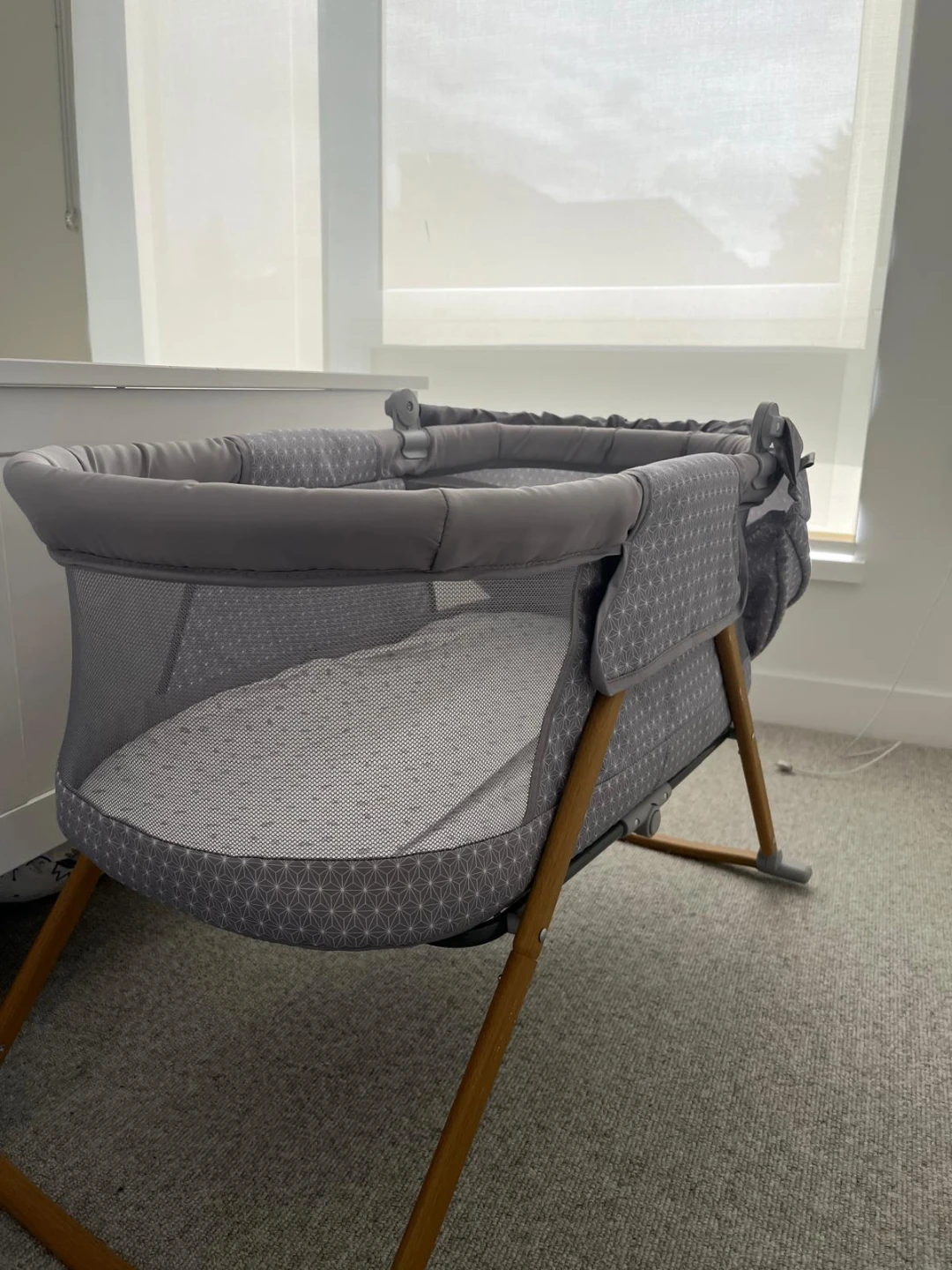 Grey Bassinet from Canadian Tire