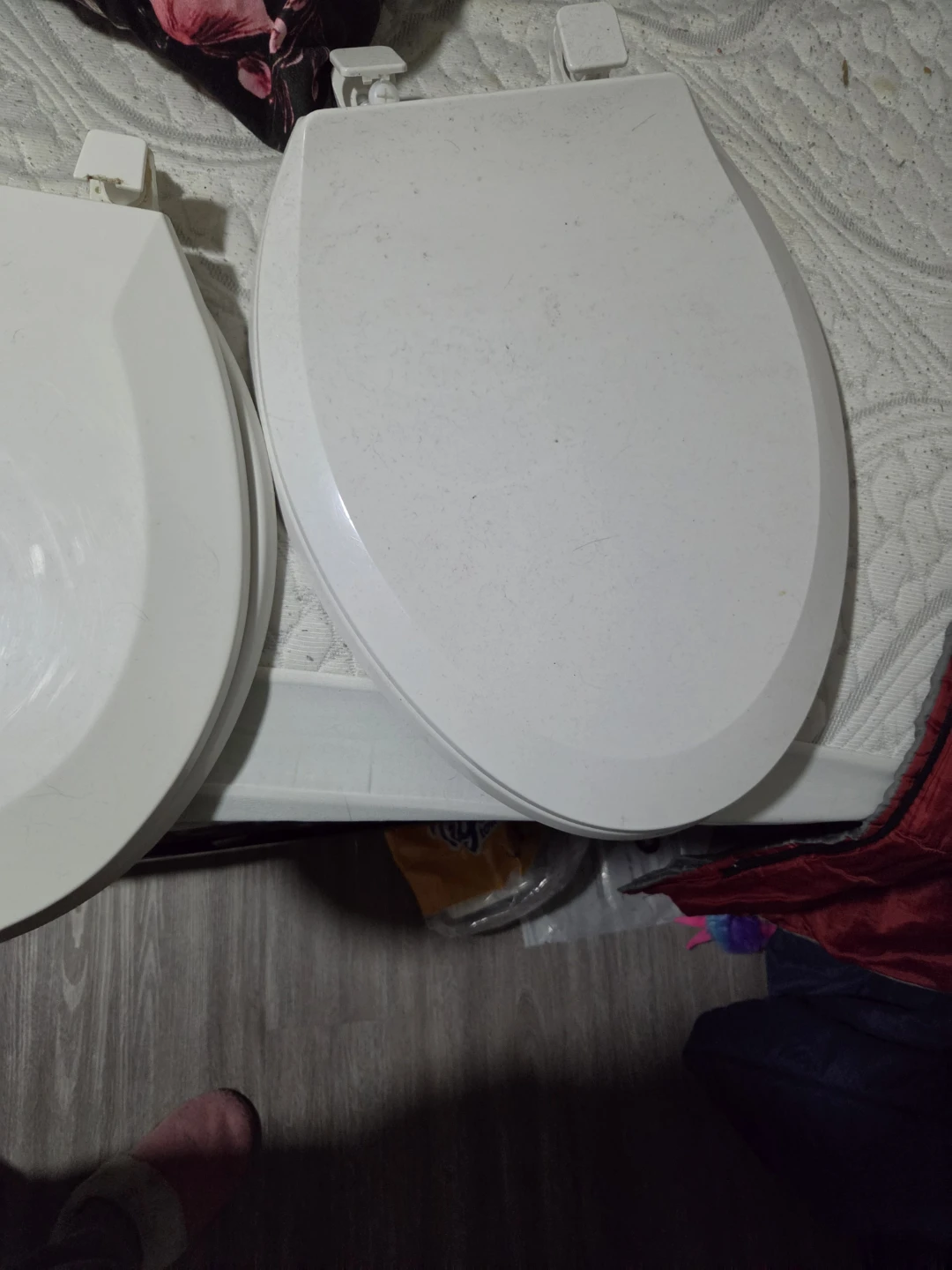 White Toilet Seat