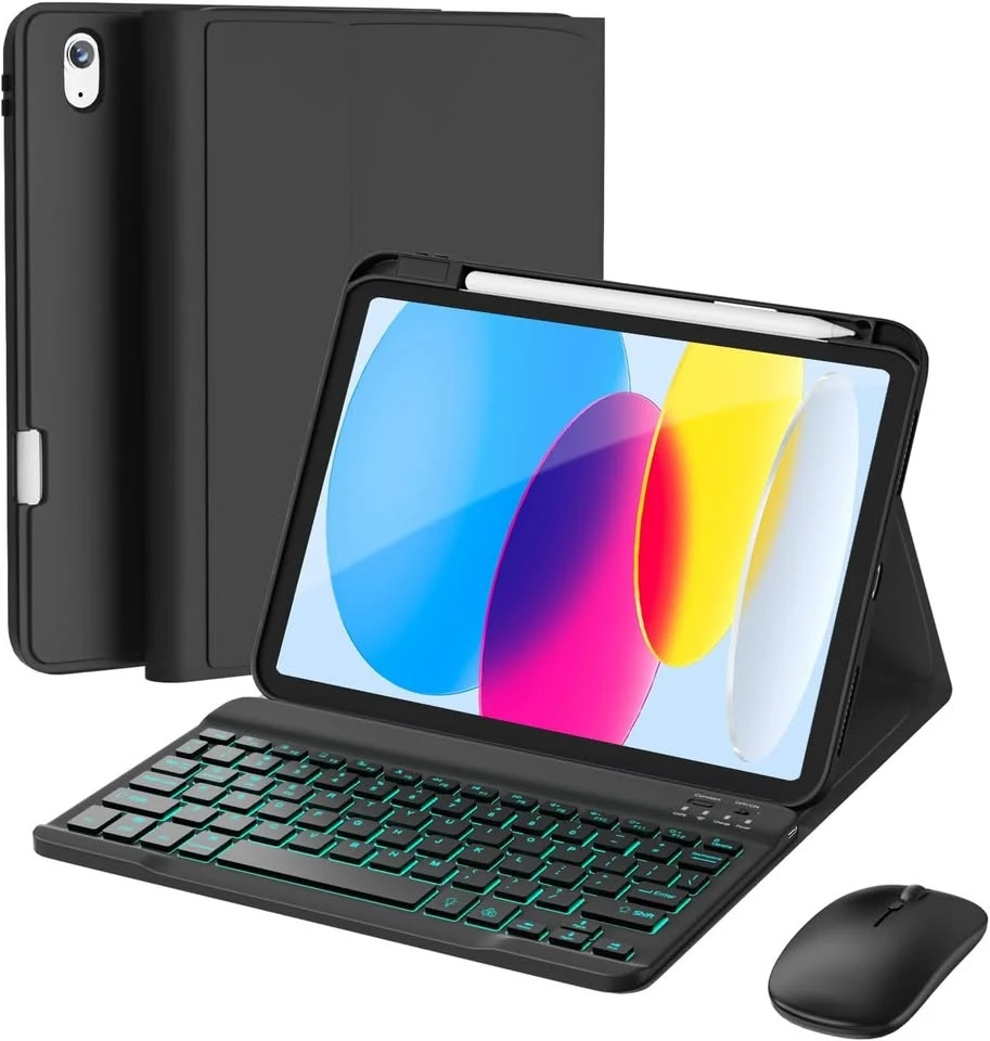 Wireless Keyboard and Mouse Combo for iPad 11th Gen (2022)