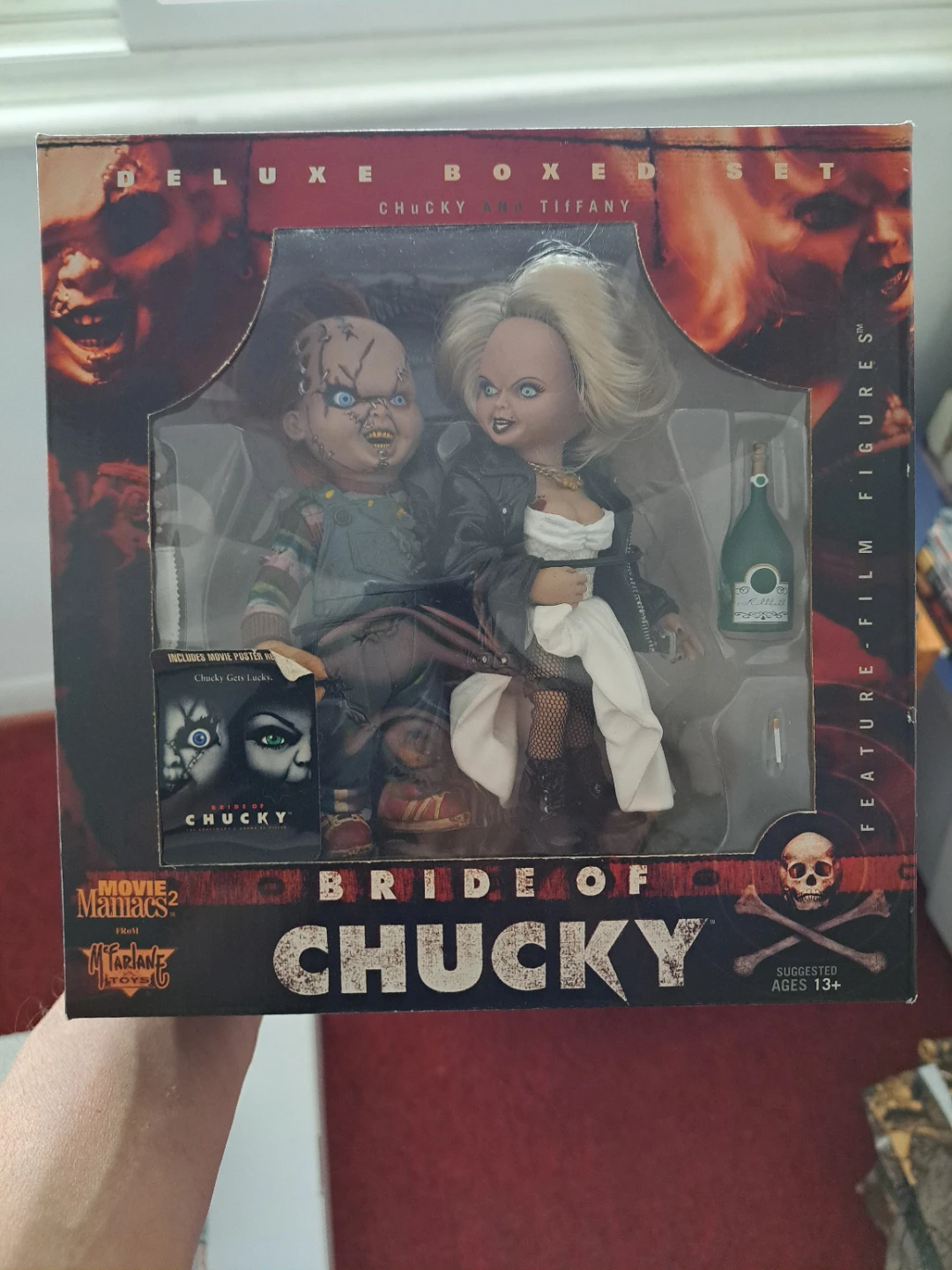 McFarlane Movie Maniacs Bride of Chucky deluxe boxed set