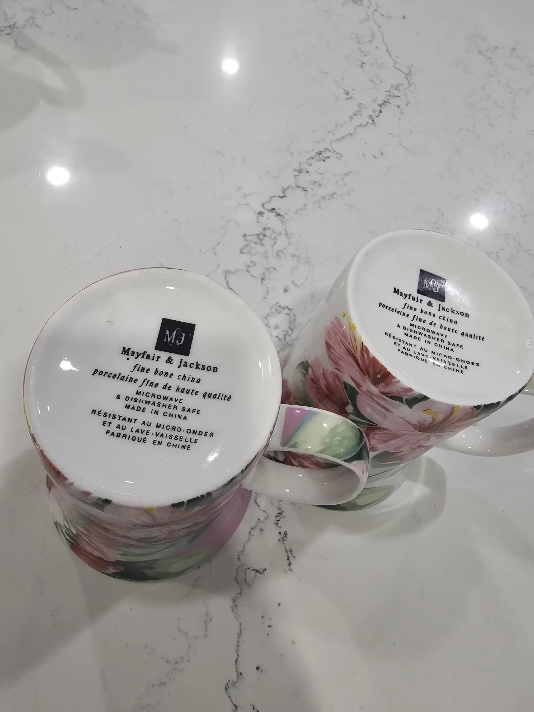 Mayfair & Jackson Fine Bone China Mugs Set of 2 - photo 3