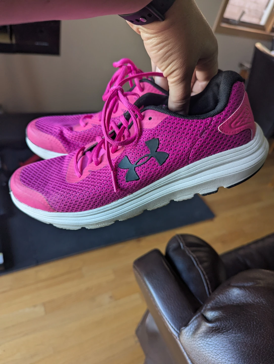 Under Armour Pink Running Shoes - photo 2