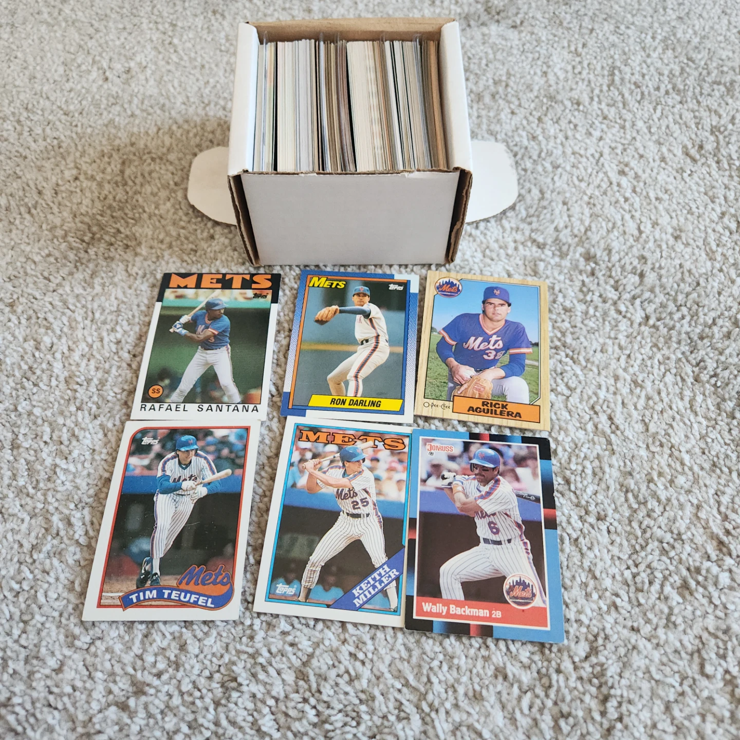 New York Mets, 100 Baseball Cards Team lot - photo 3