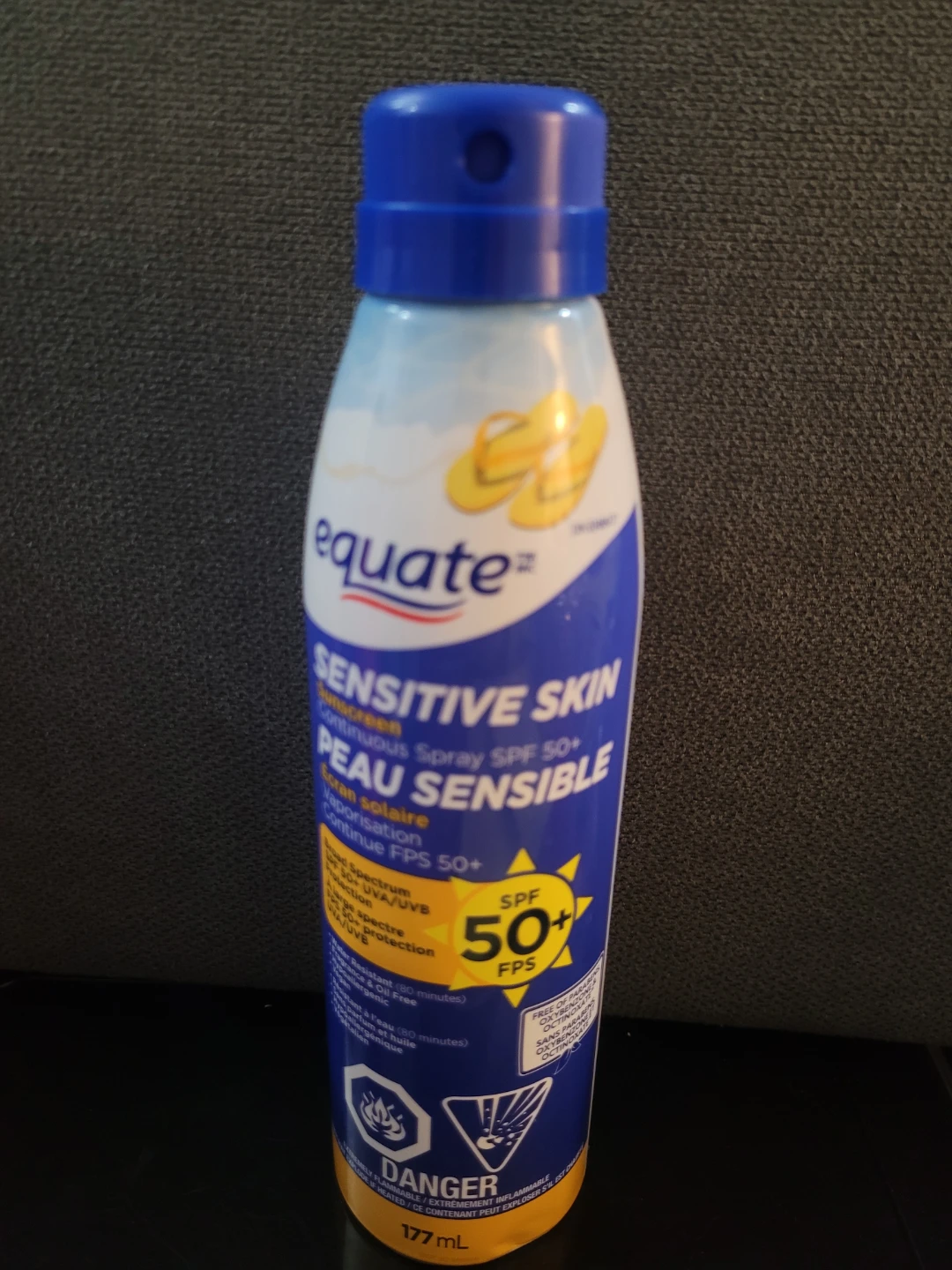 Equate Sensitive Skin Sunscreen Spray SPF 50+