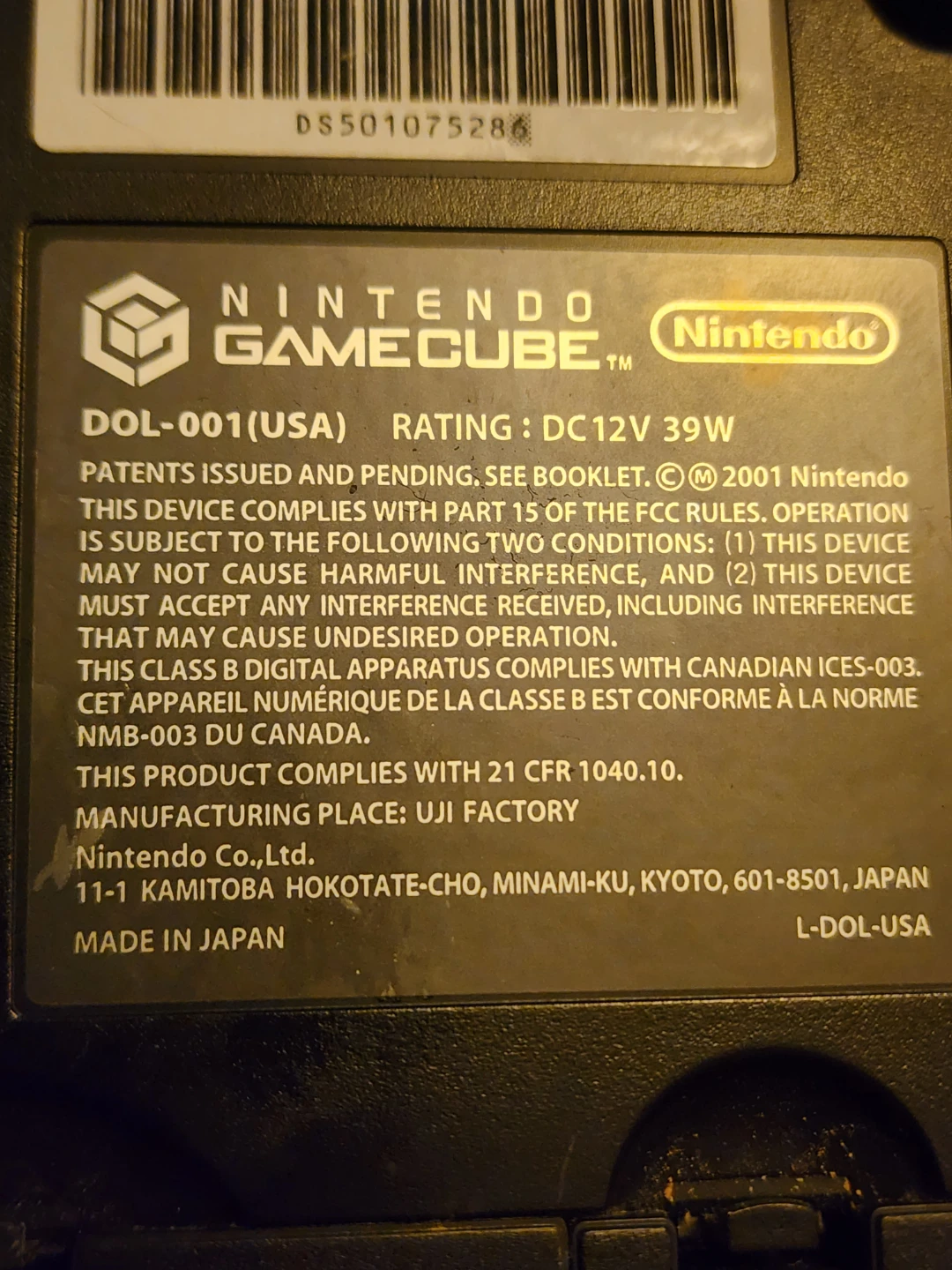 Original Nintendo GameCube Bundle DOL-001 Digital Model 100% OEM - photo 3