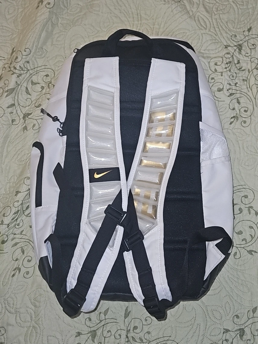 Nike Hoops Elite White & Gold Backpack - photo 2