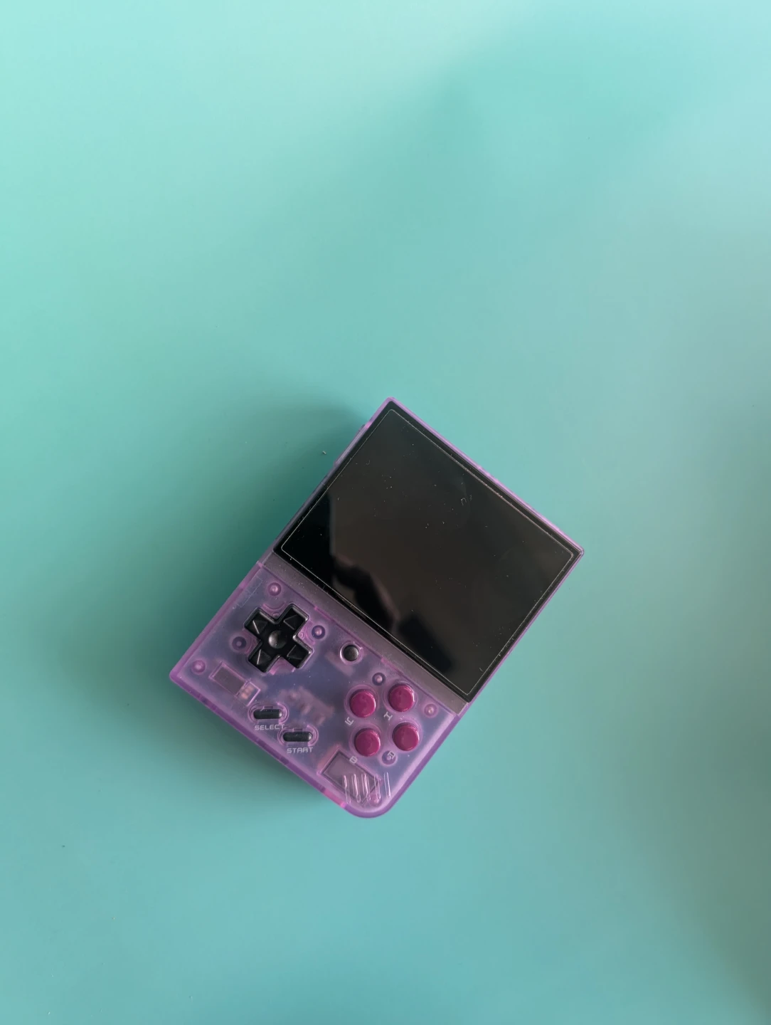 Miyoo mini plus  purple handheld retro games and case - photo 3