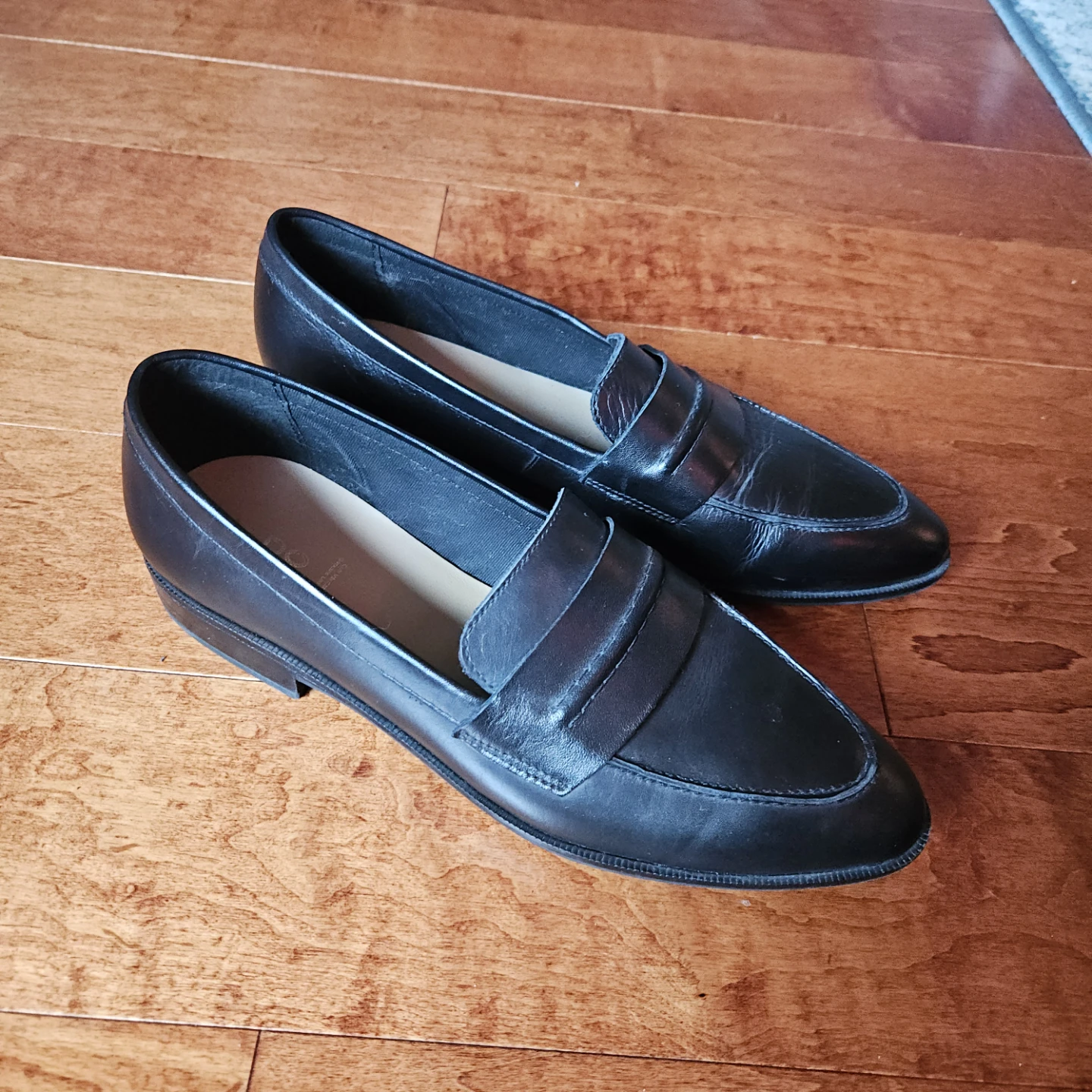 ALDO Pointed Toe Loafers in Black - photo 2