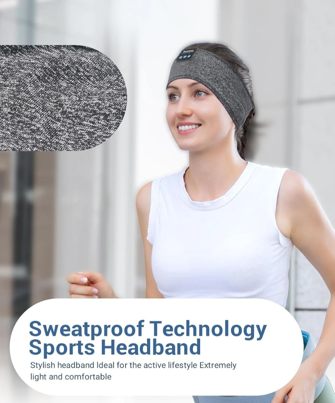 Perytong Bluetooth Headband Headphones - photo 4