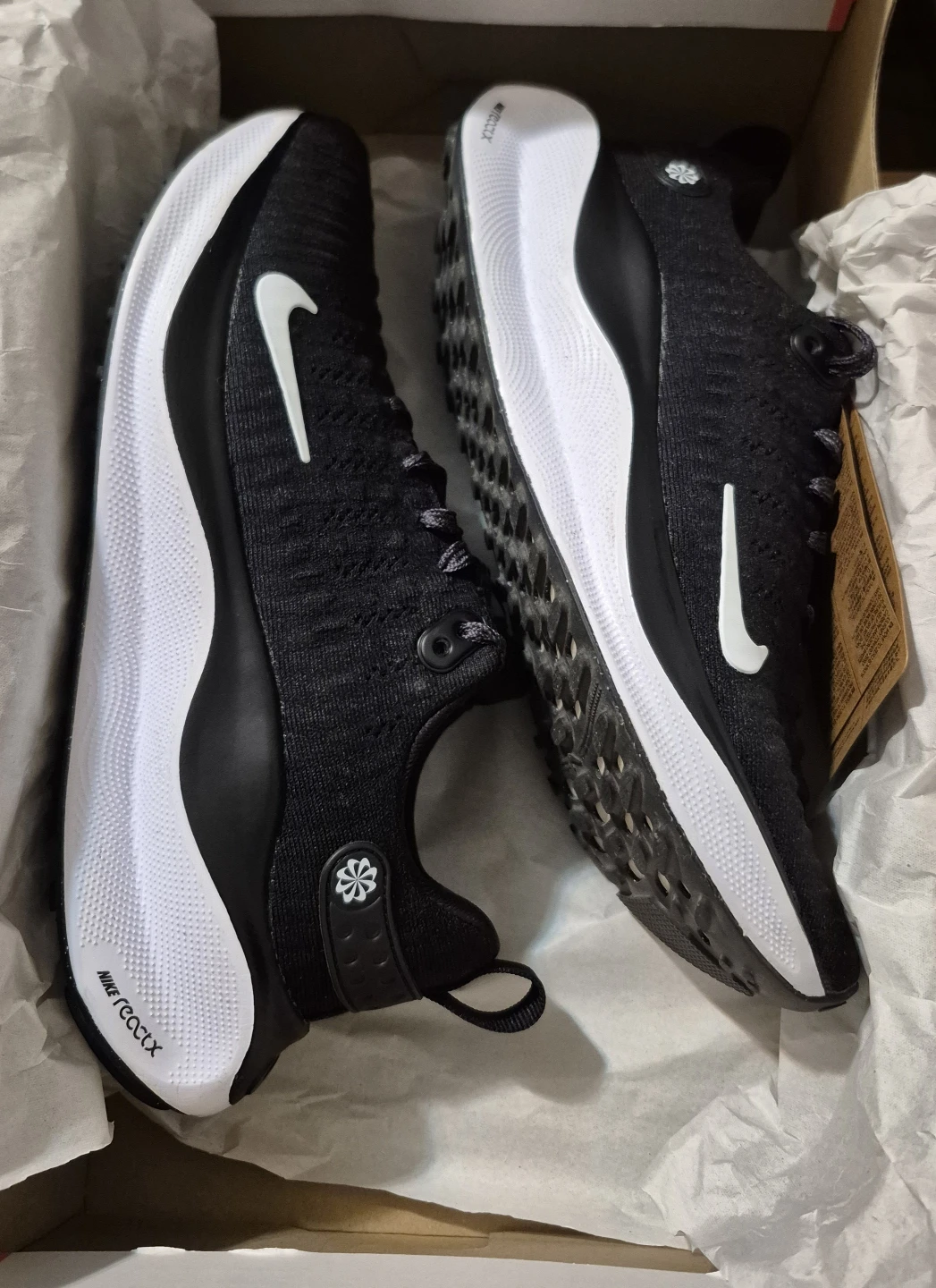 Nike Size 7.5 ReactX Infinity RN 4  Running Shoes Black - photo 5