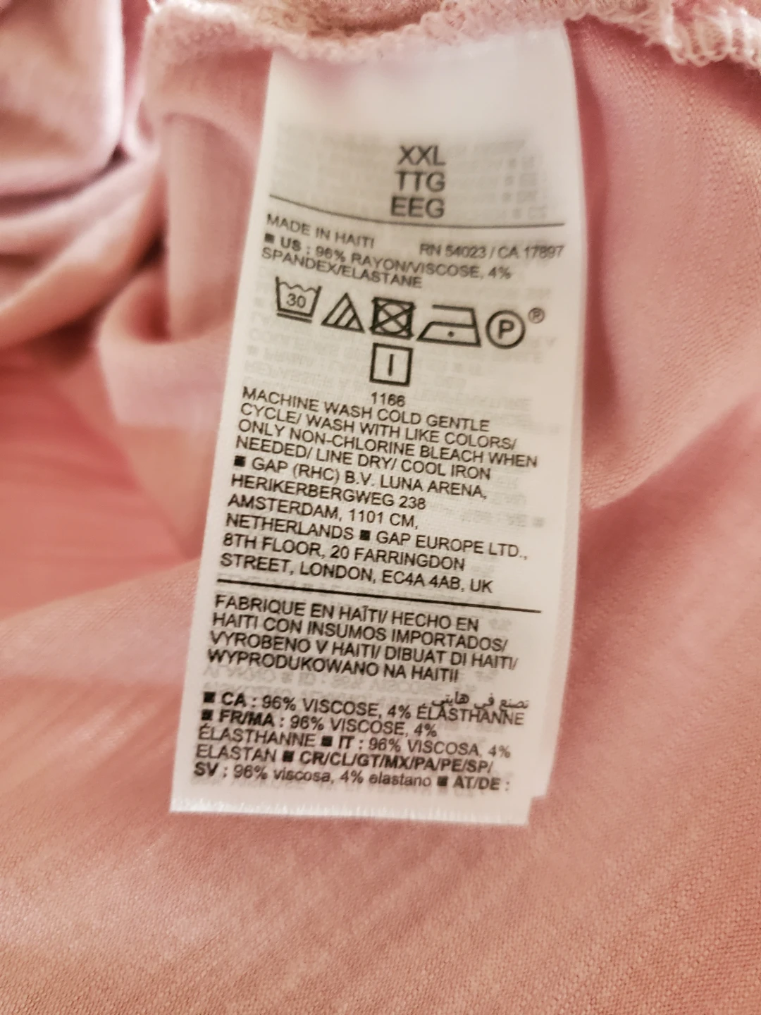 Old Navy Luxe Pink T-Shirt XXL - photo 5