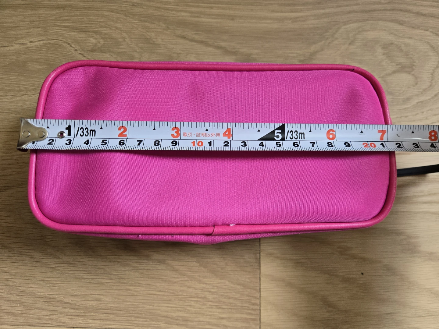 Hot Pink Makeup Pouch Lancome Cosmetic Bag Pencil Case - photo 2