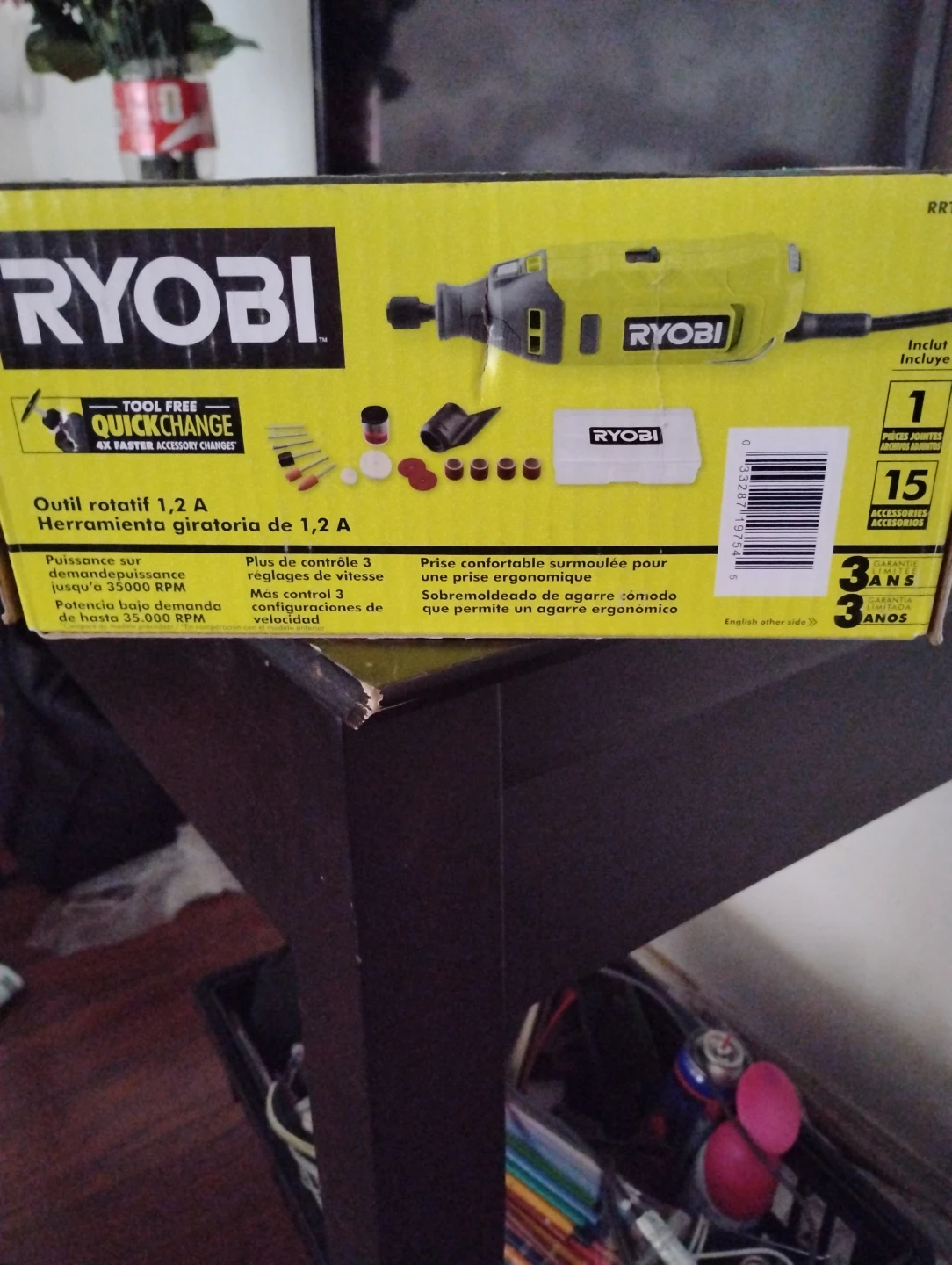 Ryobi 1.2 Amp Rotary Tool with 15 Accessories - photo 3