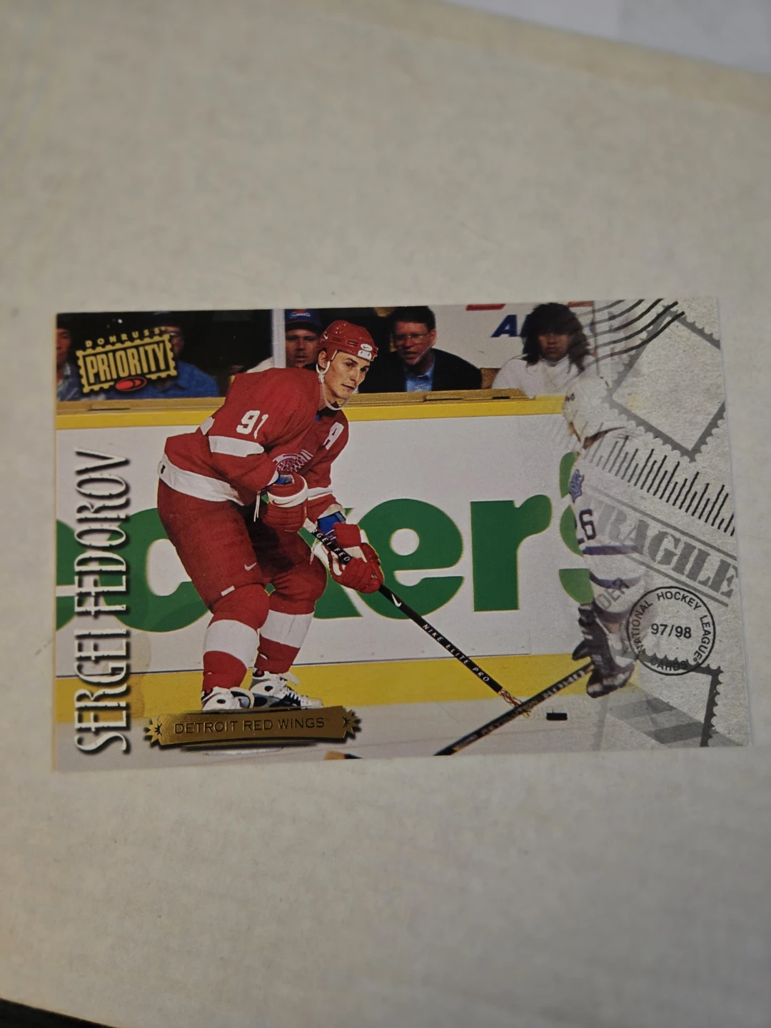 Sergei Fedorov 1997/98 Hockey Card