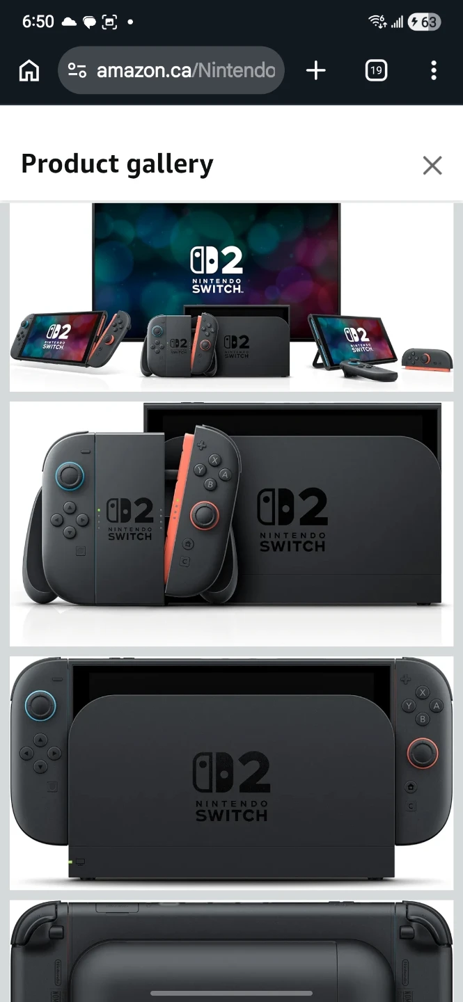 Nintendo Switch 2 Gaming Console with Joy-Con Controllers