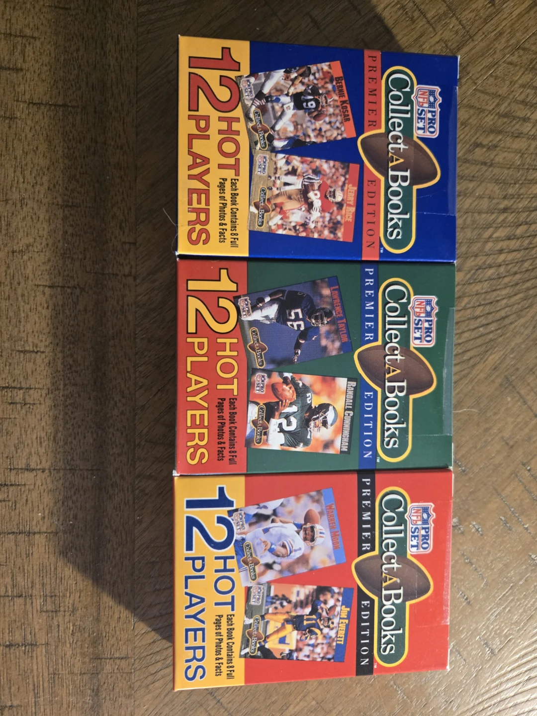 NFL Pro Set Collect-a-Books 1990 Premier Edition (3 Boxes)