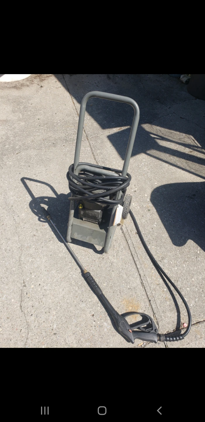 Gas pressure washer