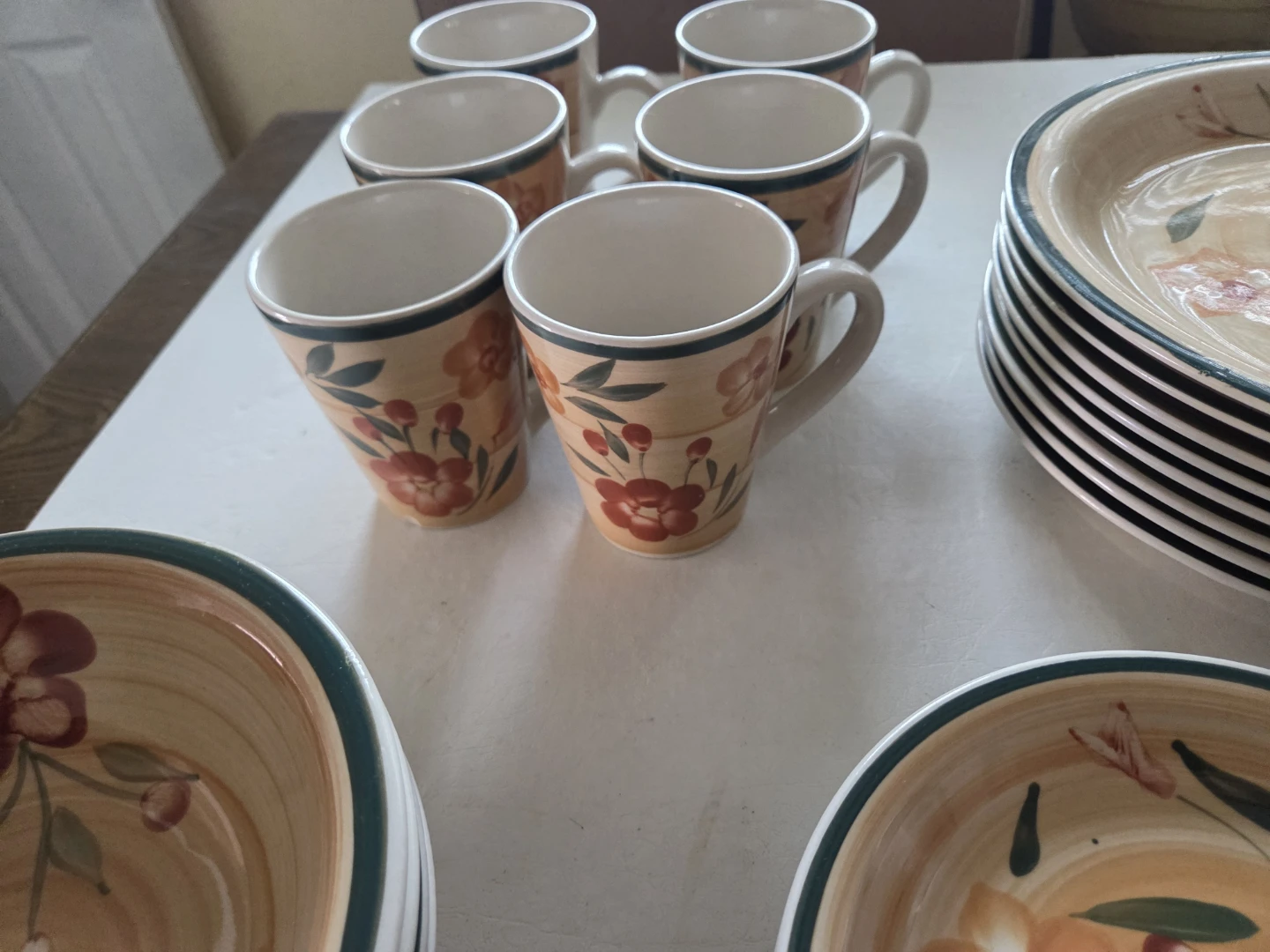 Hometex Stoneware Dinnerware Set with Mugs - photo 2
