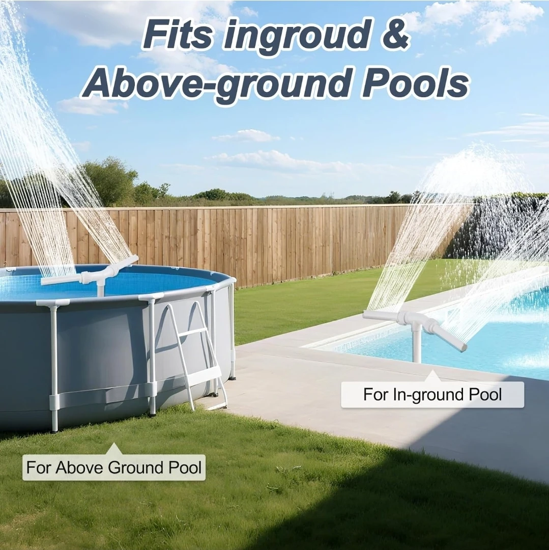 Zconiey Dual Water Sprinkler Fountain for Pools - photo 4