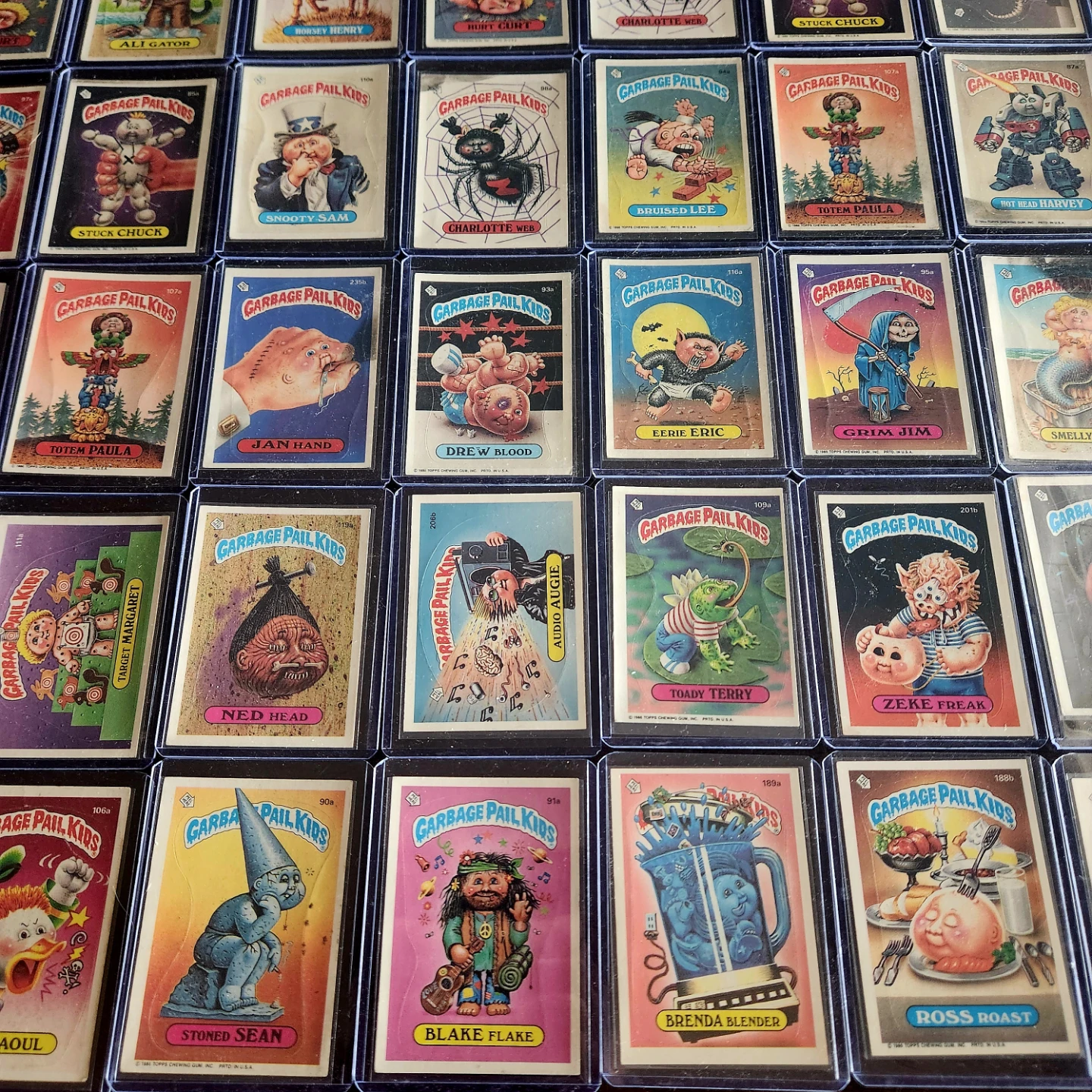 76 Vintage Garbage Pail Kids Cards - 1986 GPK Lot - photo 3