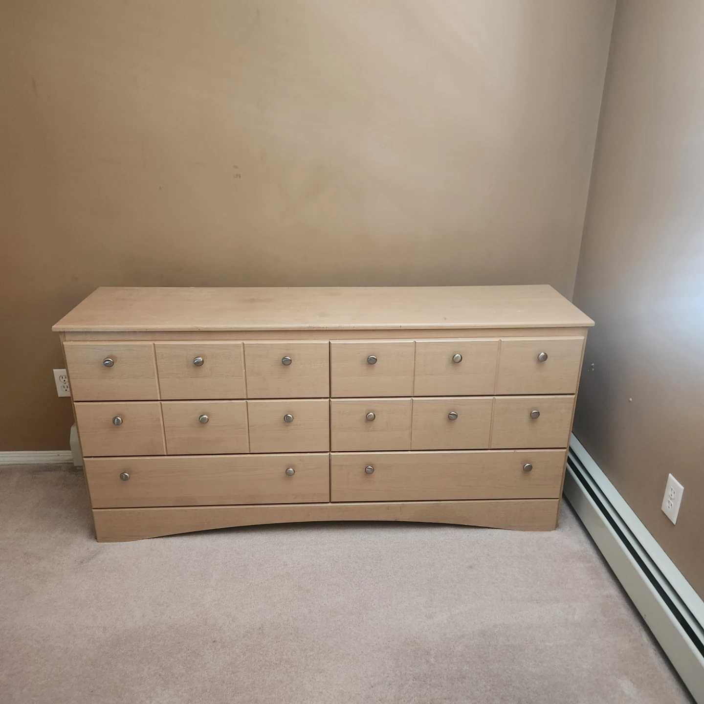 Wooden Dresser with 12 Drawers