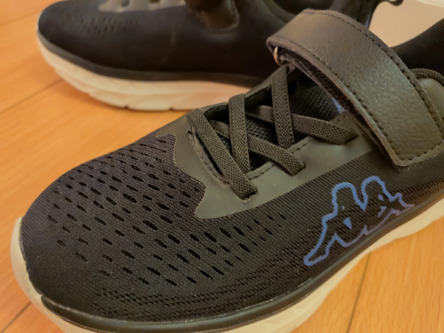 Kappa Kids Black Sneakers with Velcro Straps - photo 2