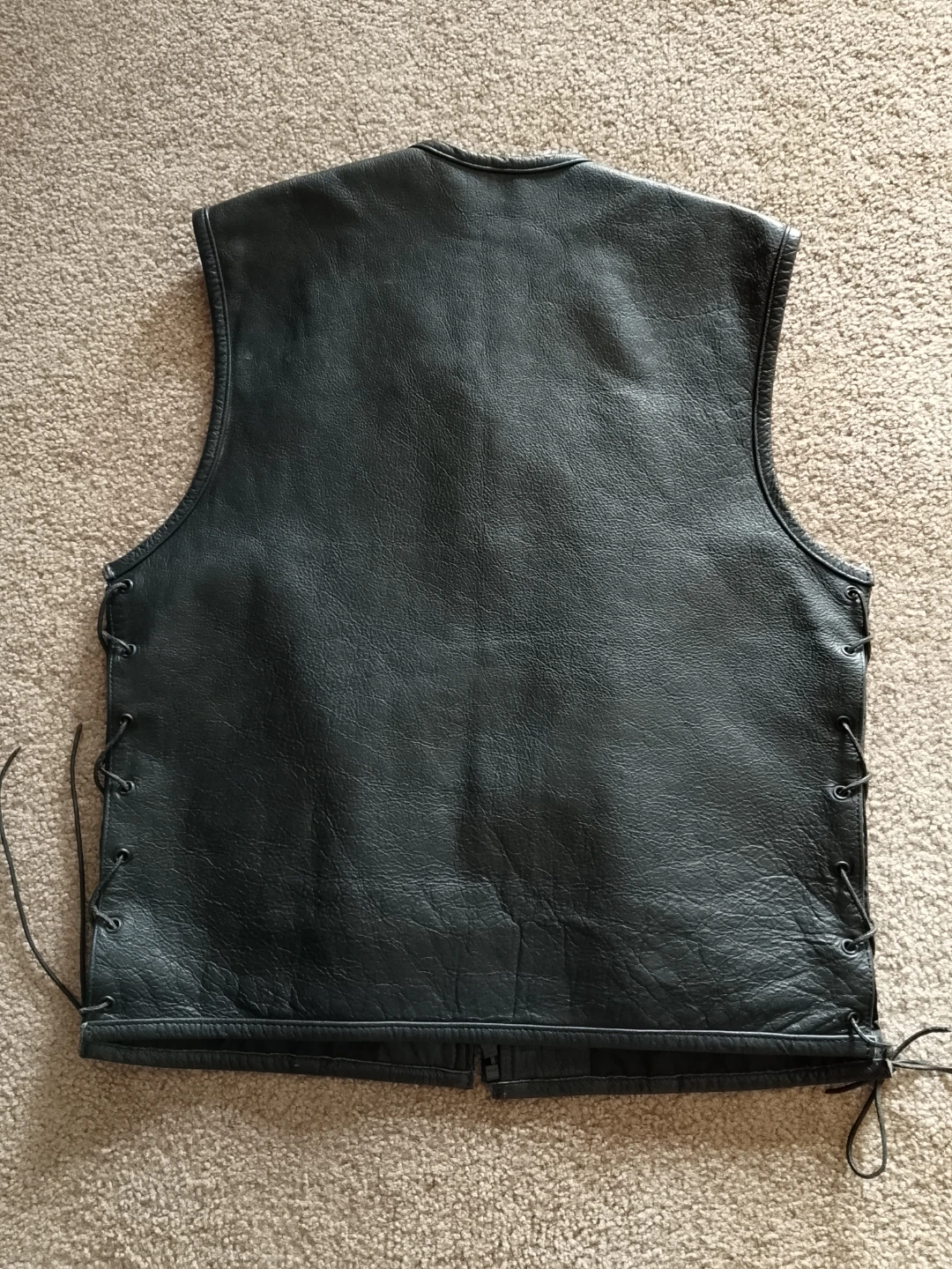 Open Road Leather Motorcycle Vest - photo 2