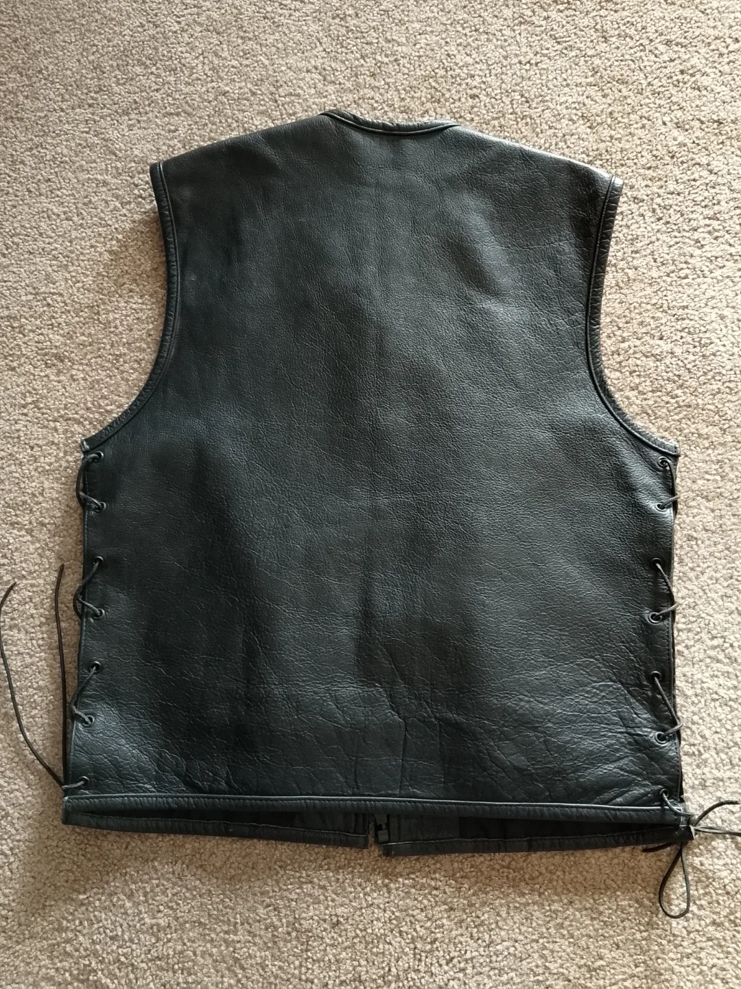 Open Road Leather Motorcycle Vest - photo 2