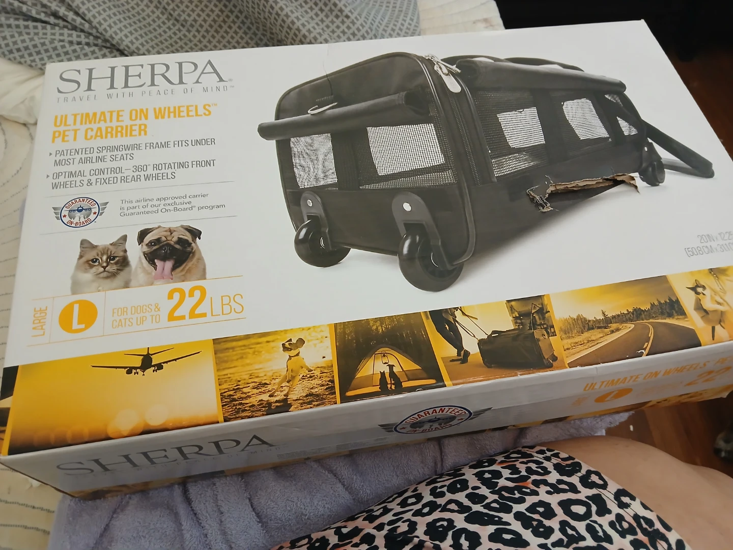 Sherpa Ultimate On Wheels Pet Carrier