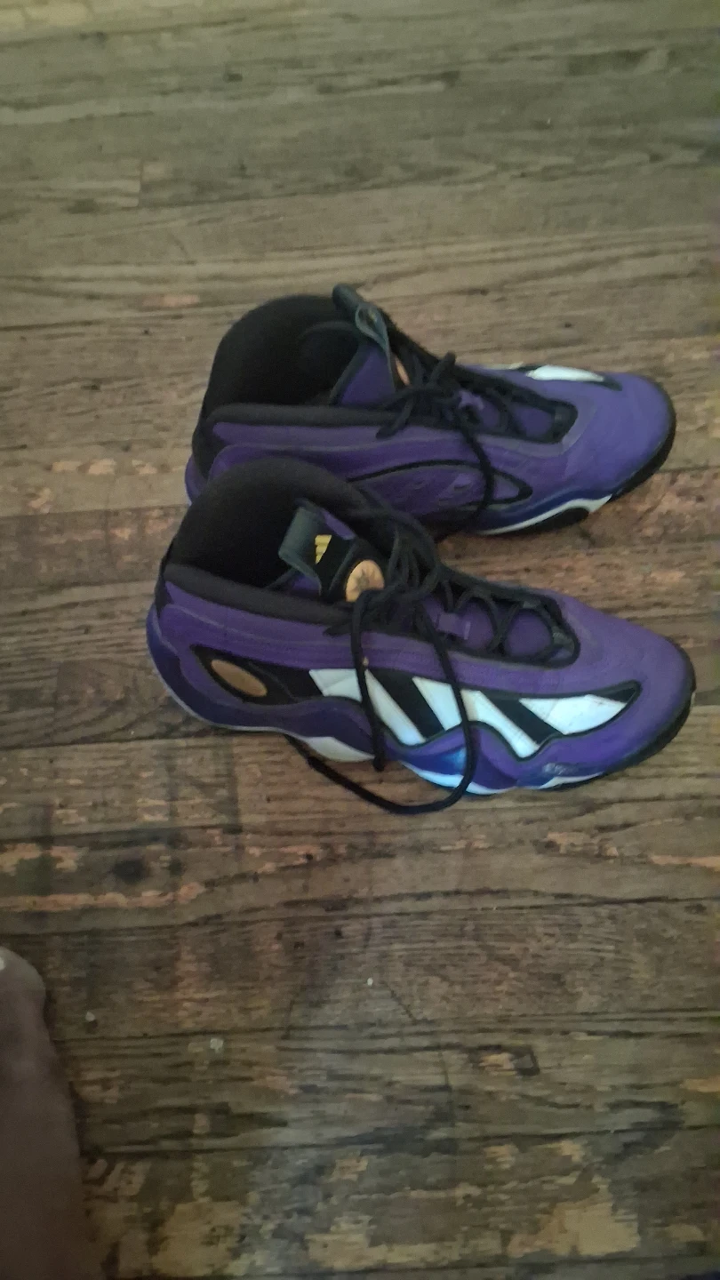Adidas Purple Basketball Shoes - photo 2