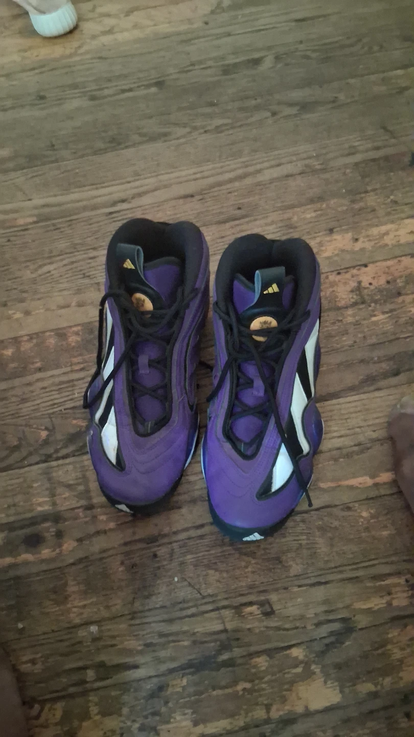 Adidas Purple Basketball Shoes - photo 4