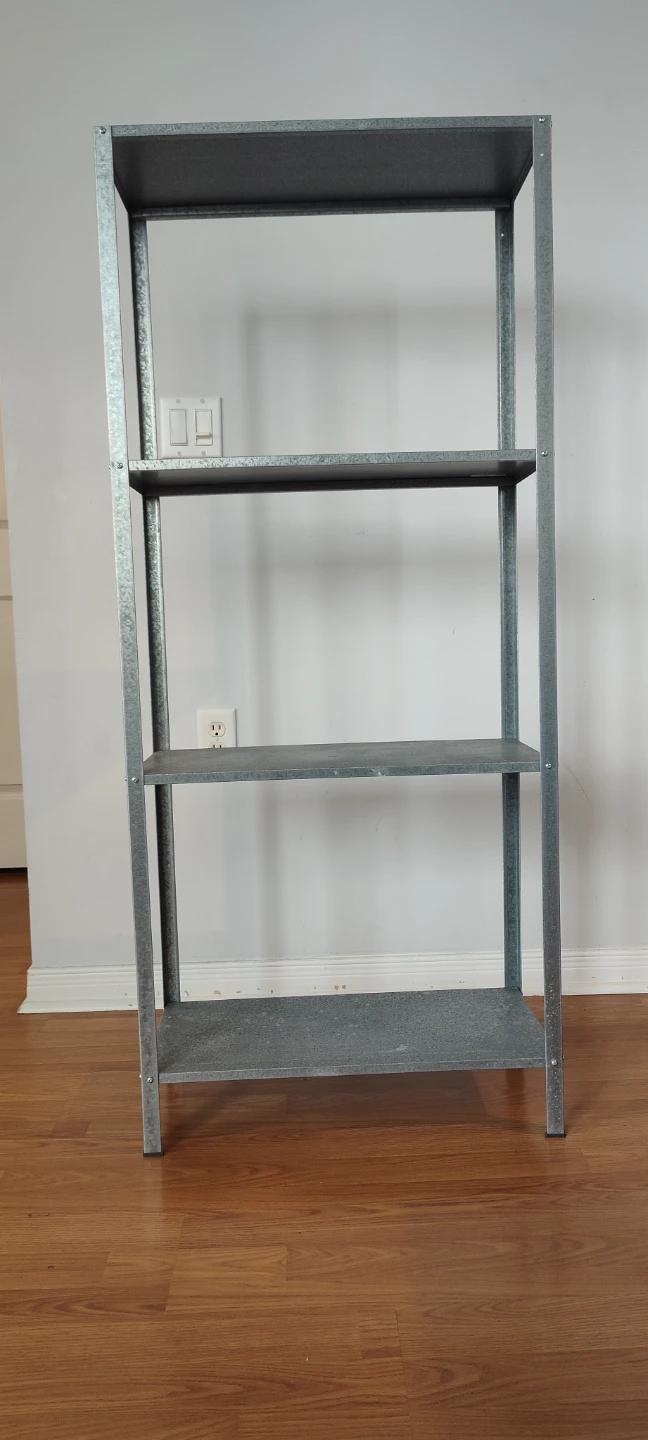 Galvanized Metal Shelving Unit