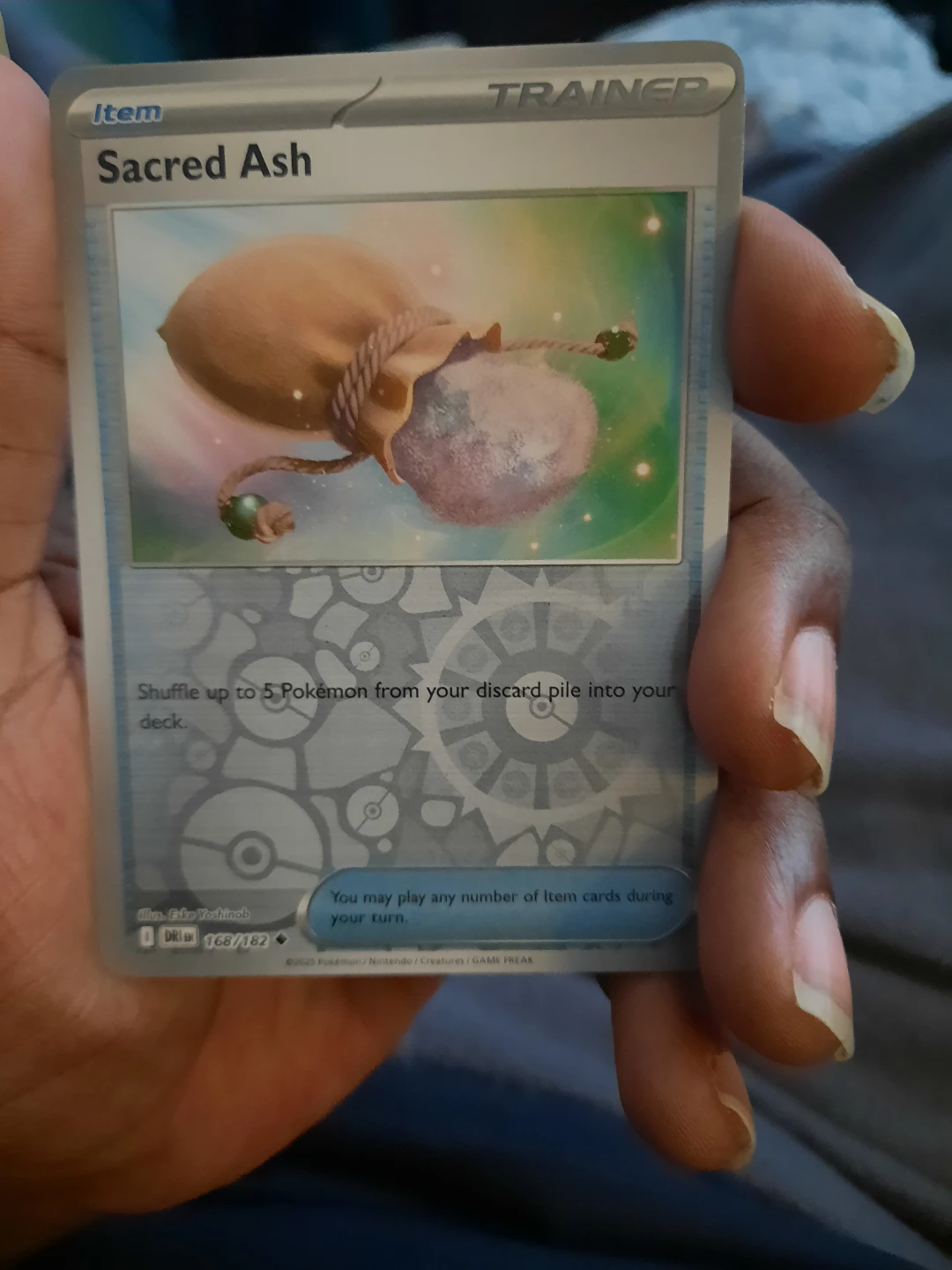 Pokémon TCG Sacred Ash Item Trainer Card 168/182