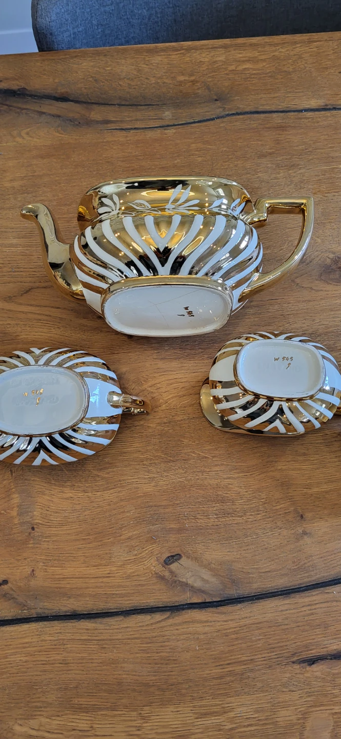 Vintage Georgian Gibson England Teapot Set - photo 3
