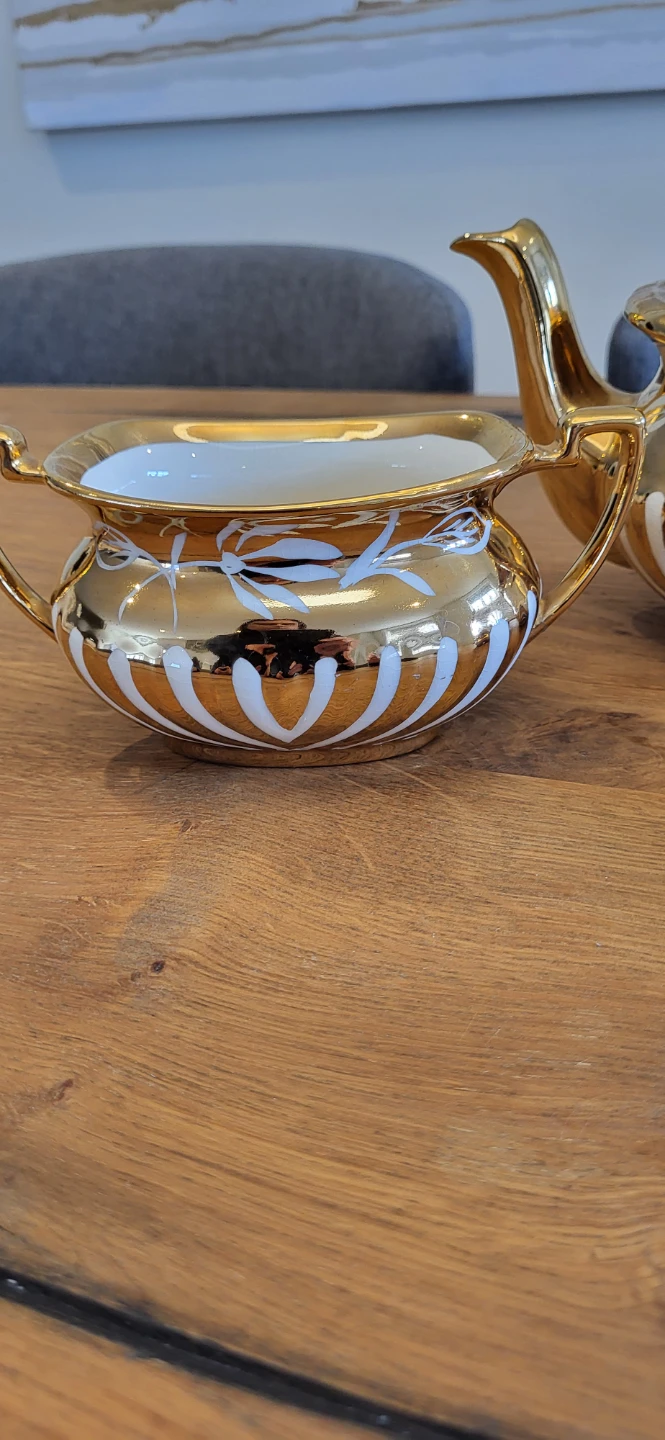 Vintage Georgian Gibson England Teapot Set - photo 4