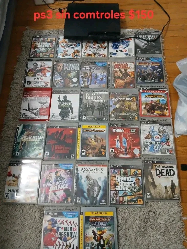 PlayStation 3 Console with Games