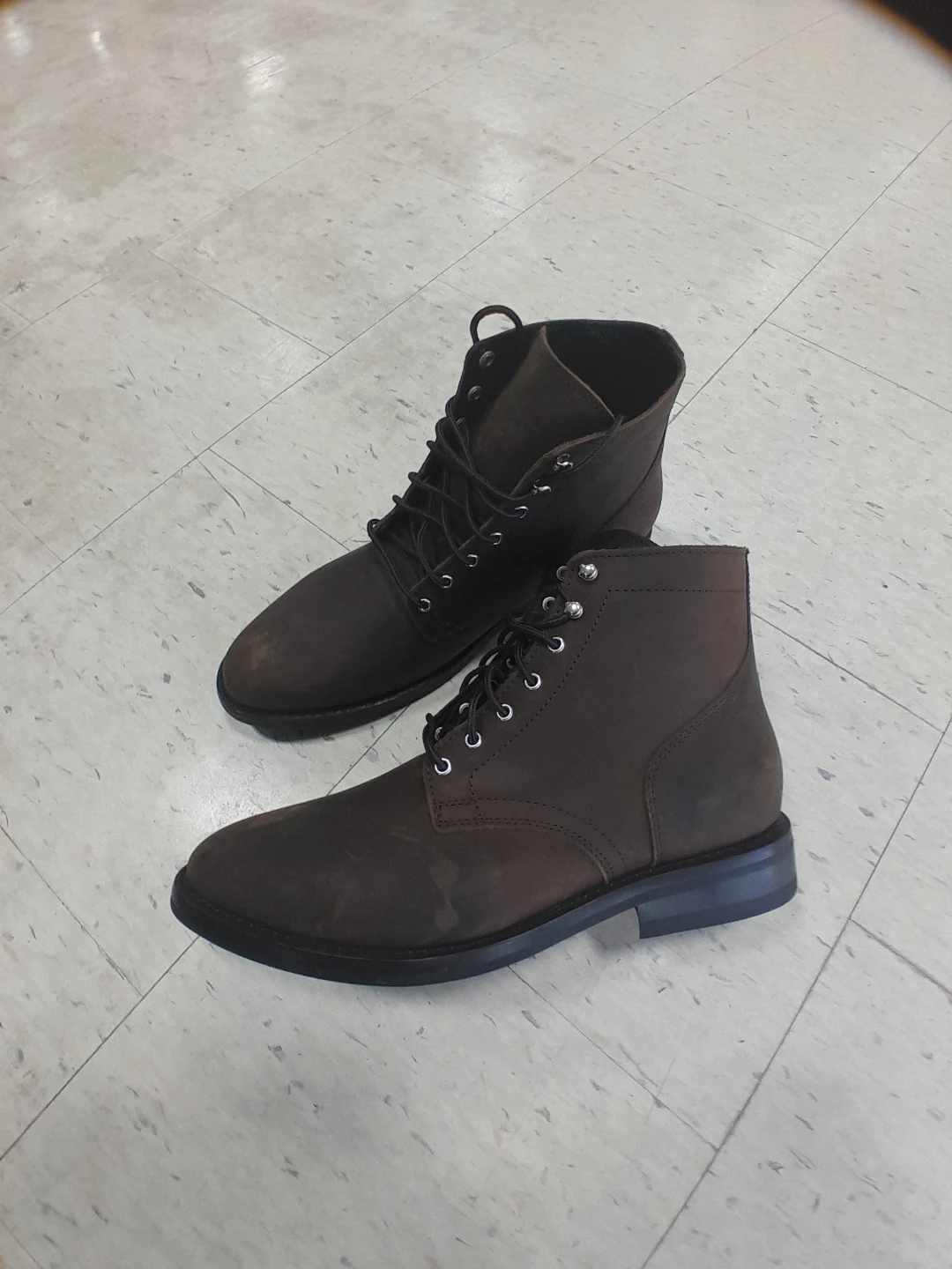 Men's Brown Lace-Up Ankle Boots Original Thursday Size 13 - photo 2