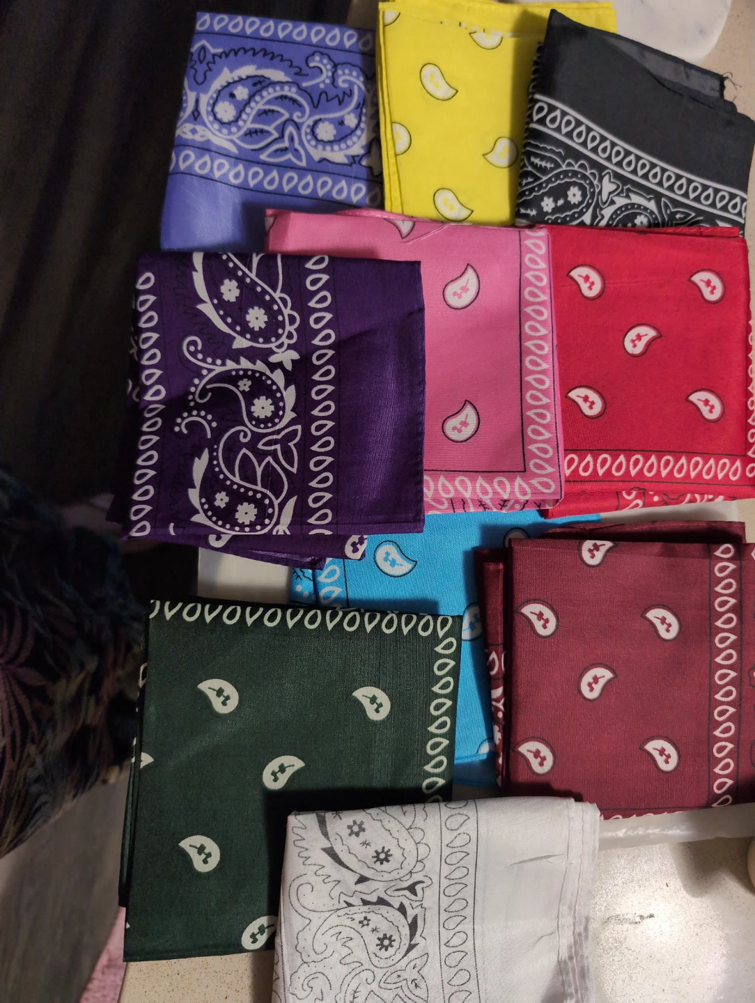 Mixed Colour Bandanas - 10 Pack - photo 2