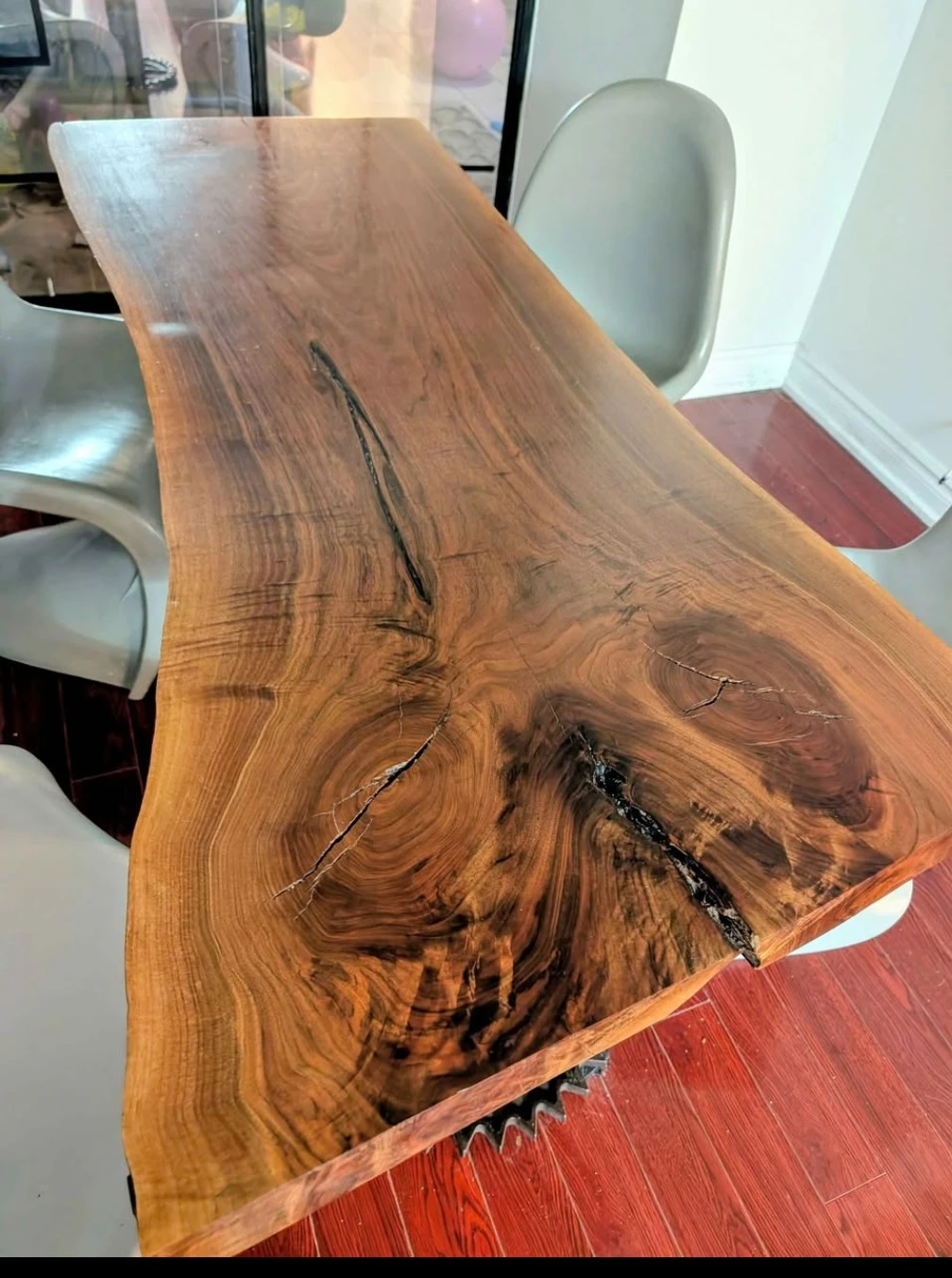 Live Edge Walnut Dining Table