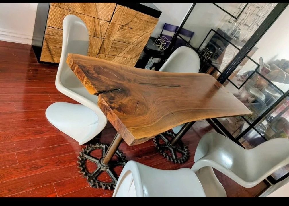 Live Edge Walnut Dining Table - photo 2