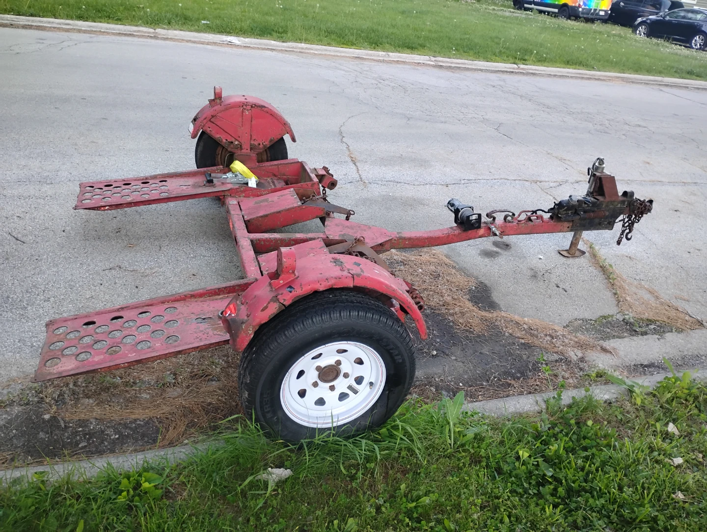Red Car Tow Dolly Trailer - photo 3