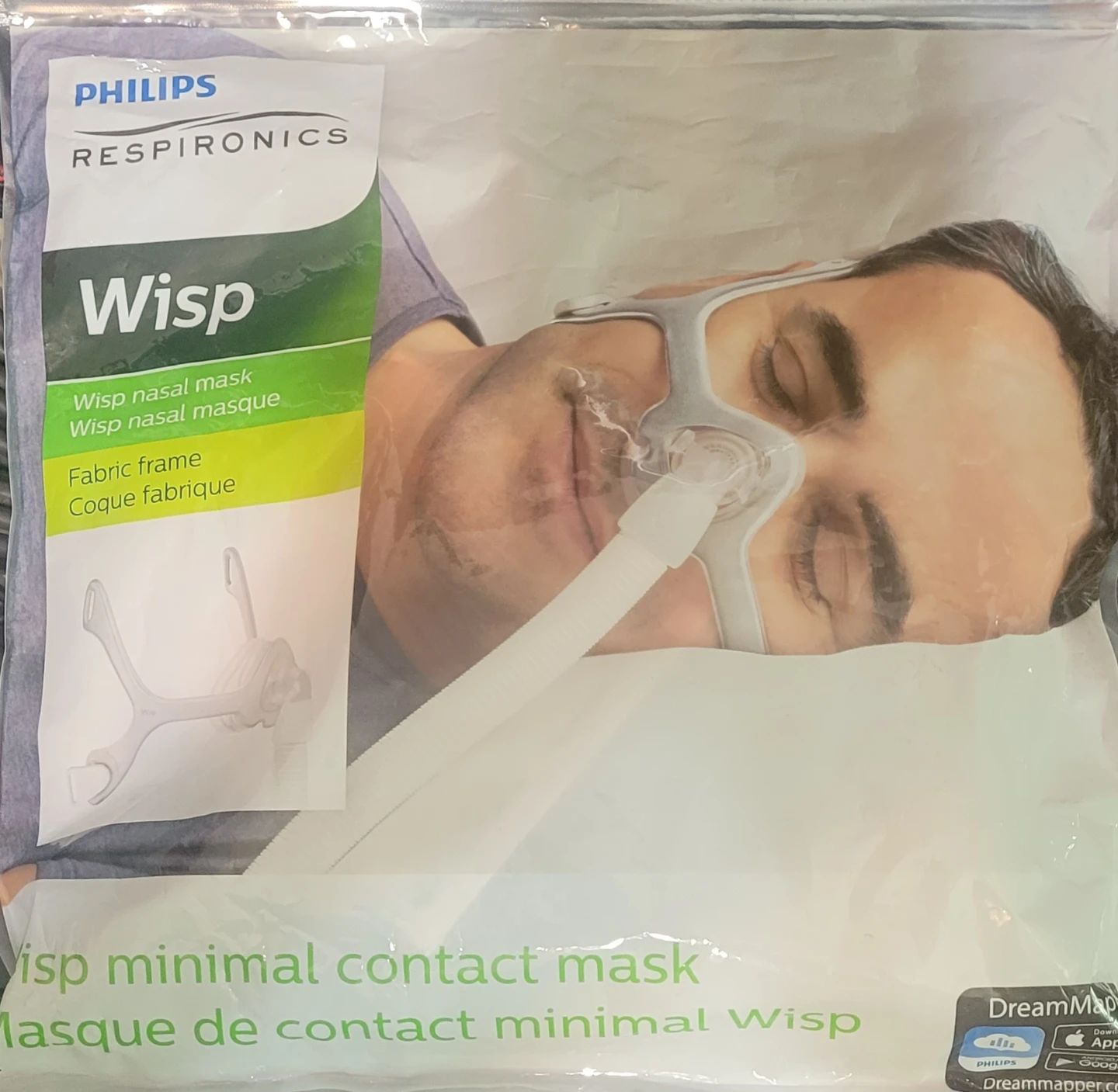Philips Respironics Wisp Nasal CPAP Mask with Fabric Frame - photo 5