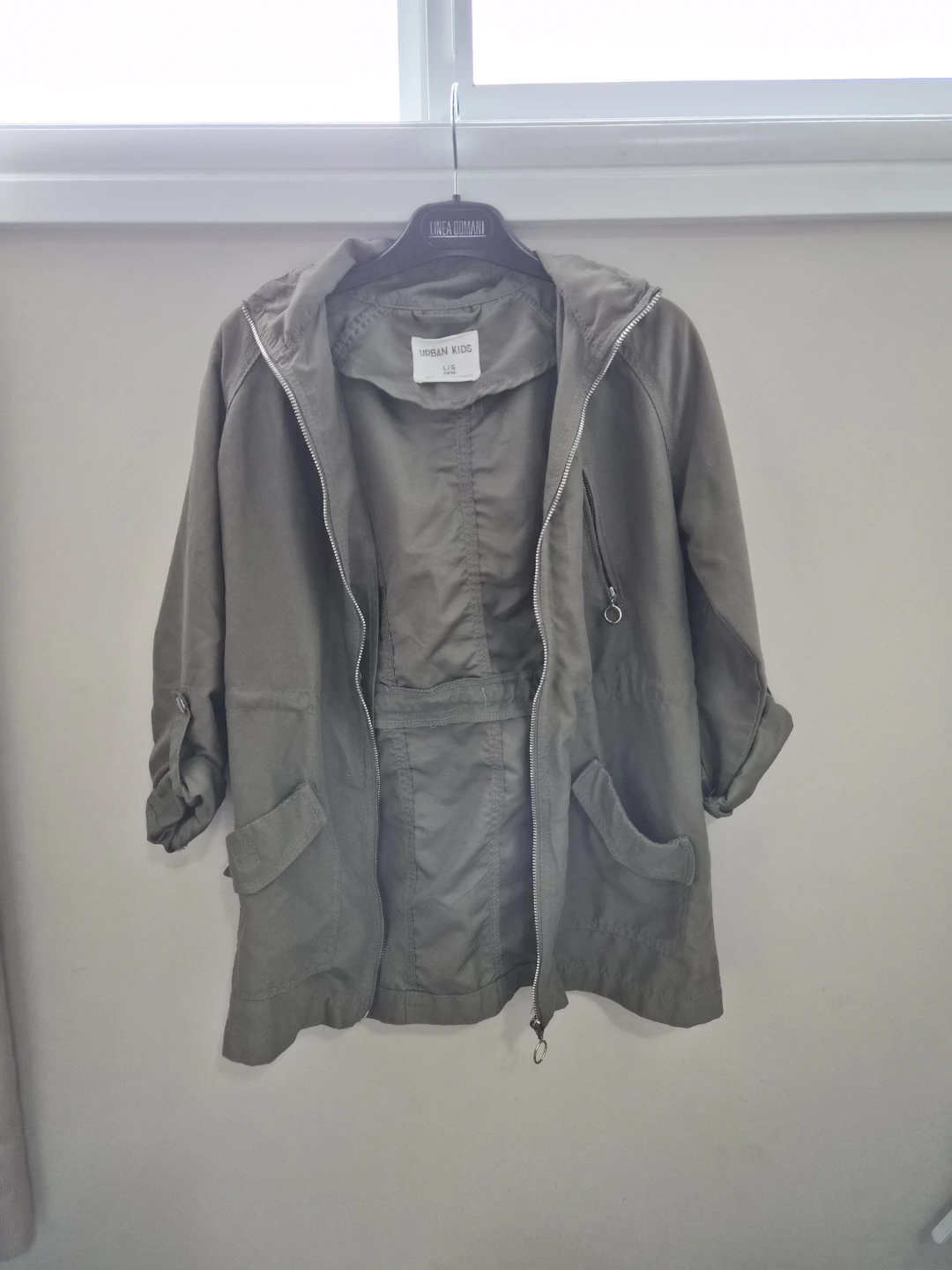 Urban Kids Green Hooded Jacket