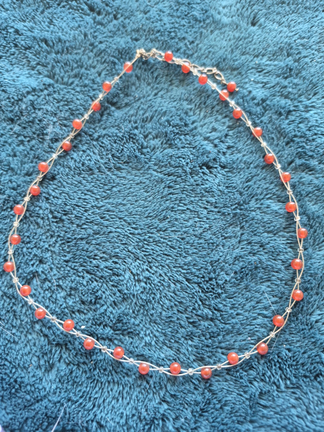 Red Beaded Necklace