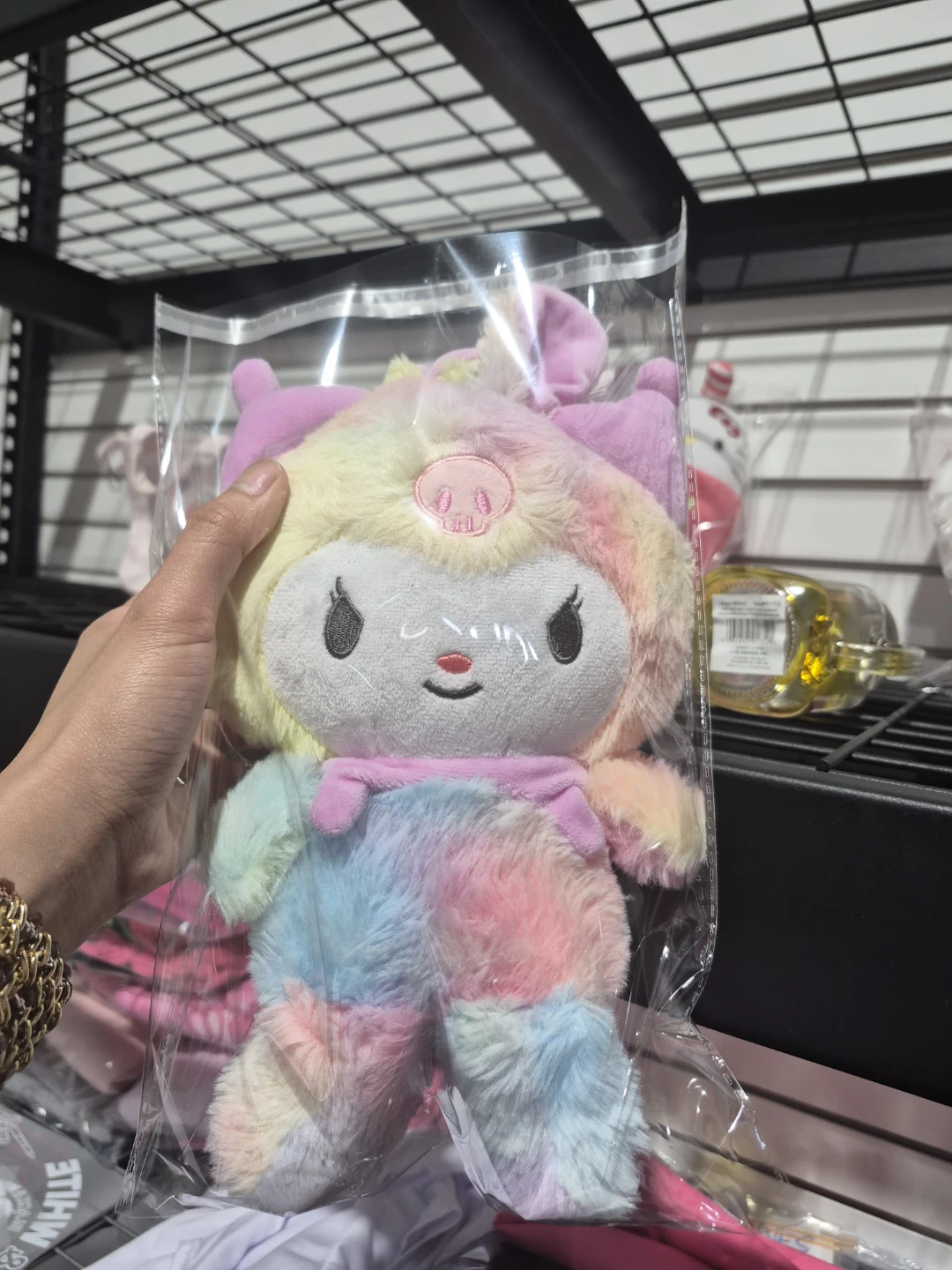 Rainbow Tie-Dye Plush Toy - photo 3