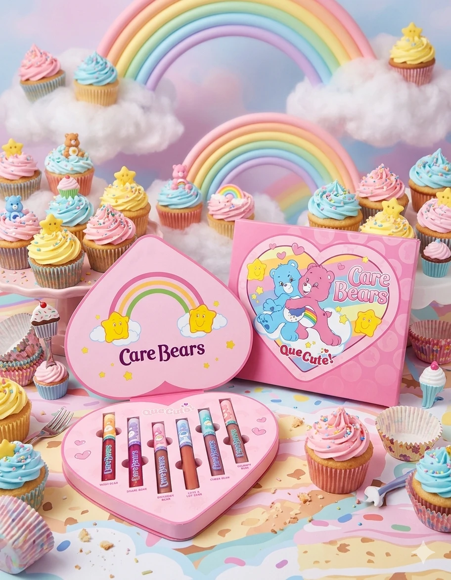 Que Cute! Care Bears Lip Gloss Set