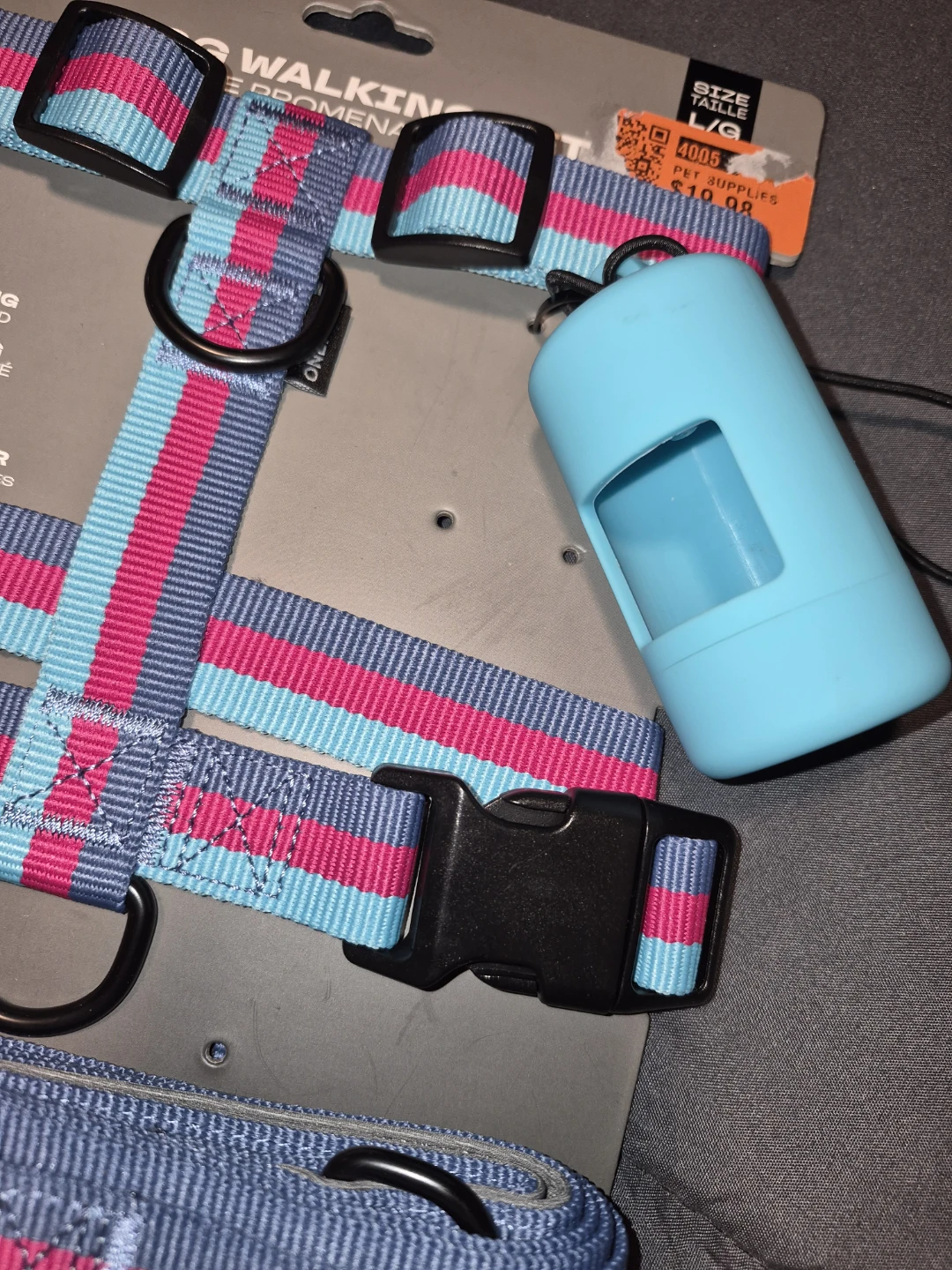 OnePaw Dog Walking Set - Adjustable Harness & 5ft Leash - Large - photo 3